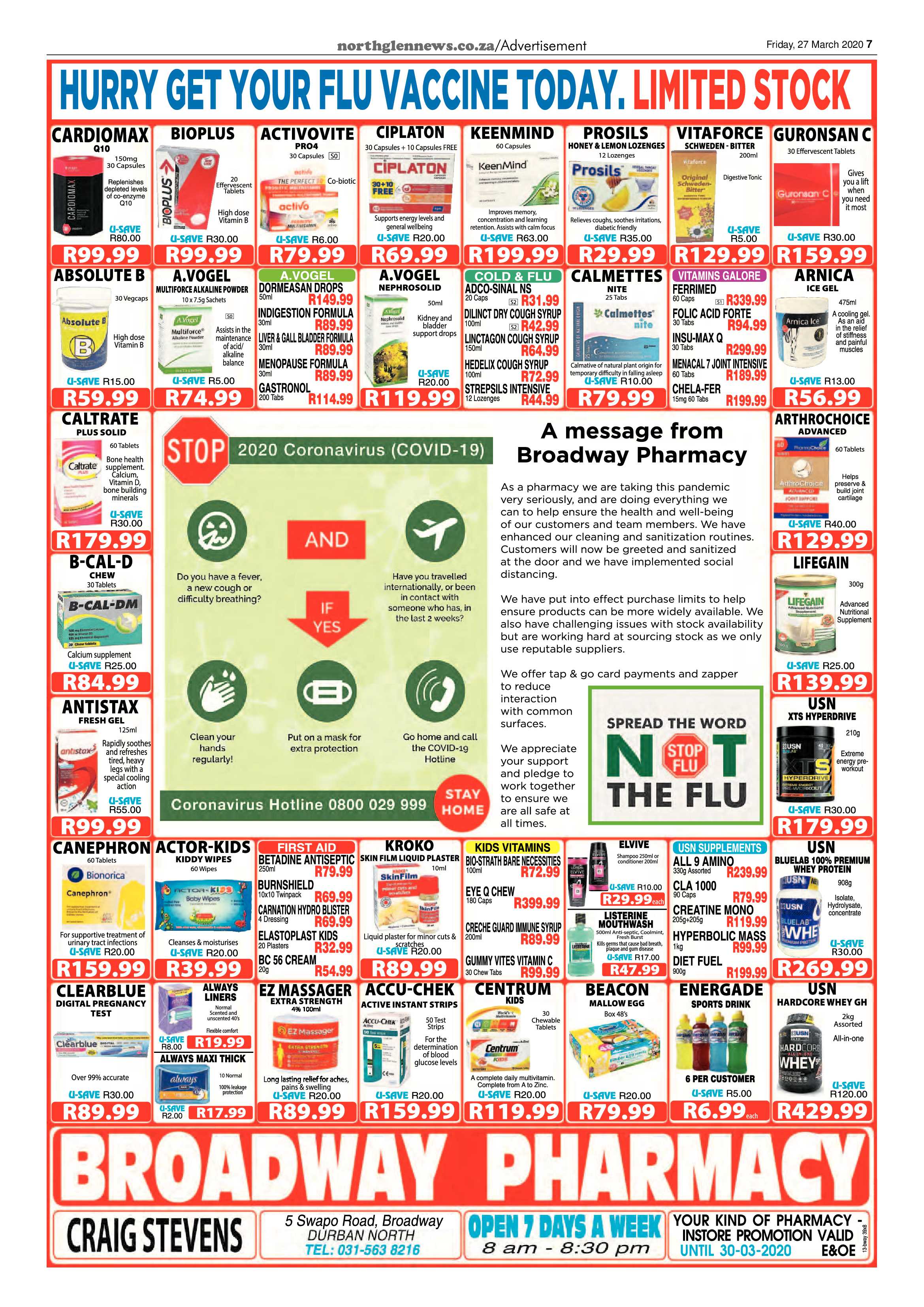 Northglen News 27 March 2020 page 7