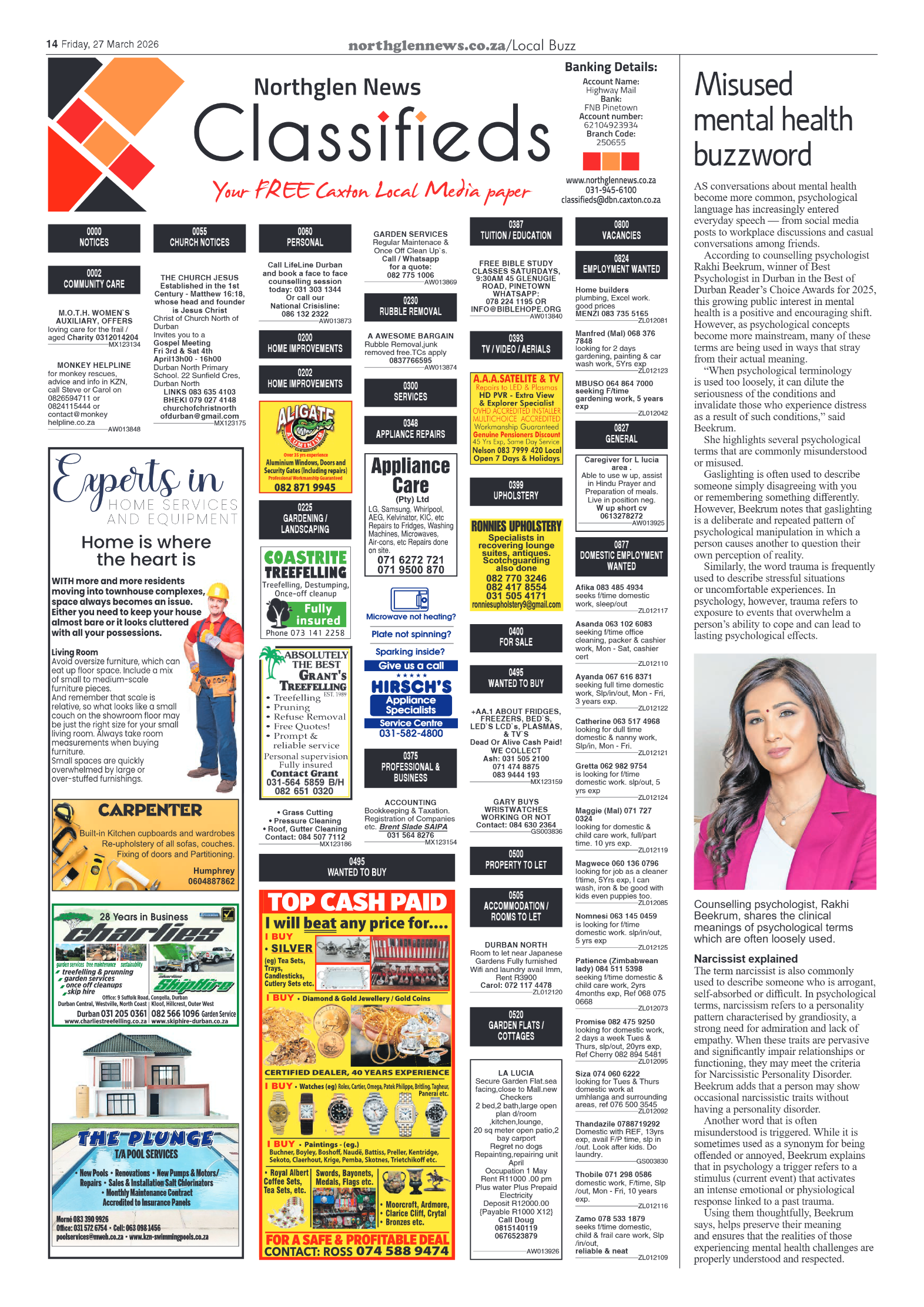 Northglen News 27 March 2026 page 14
