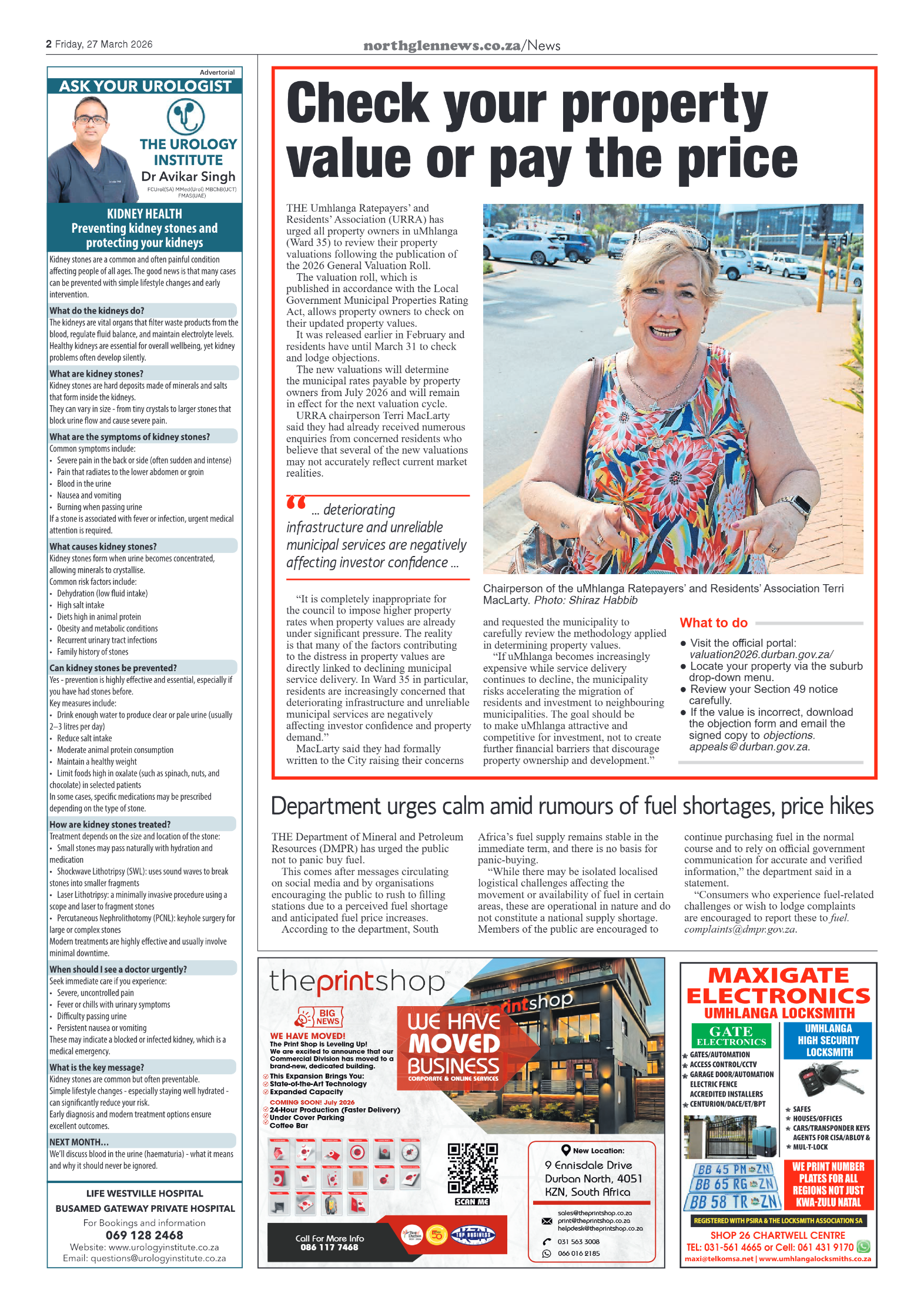 Northglen News 27 March 2026 page 2