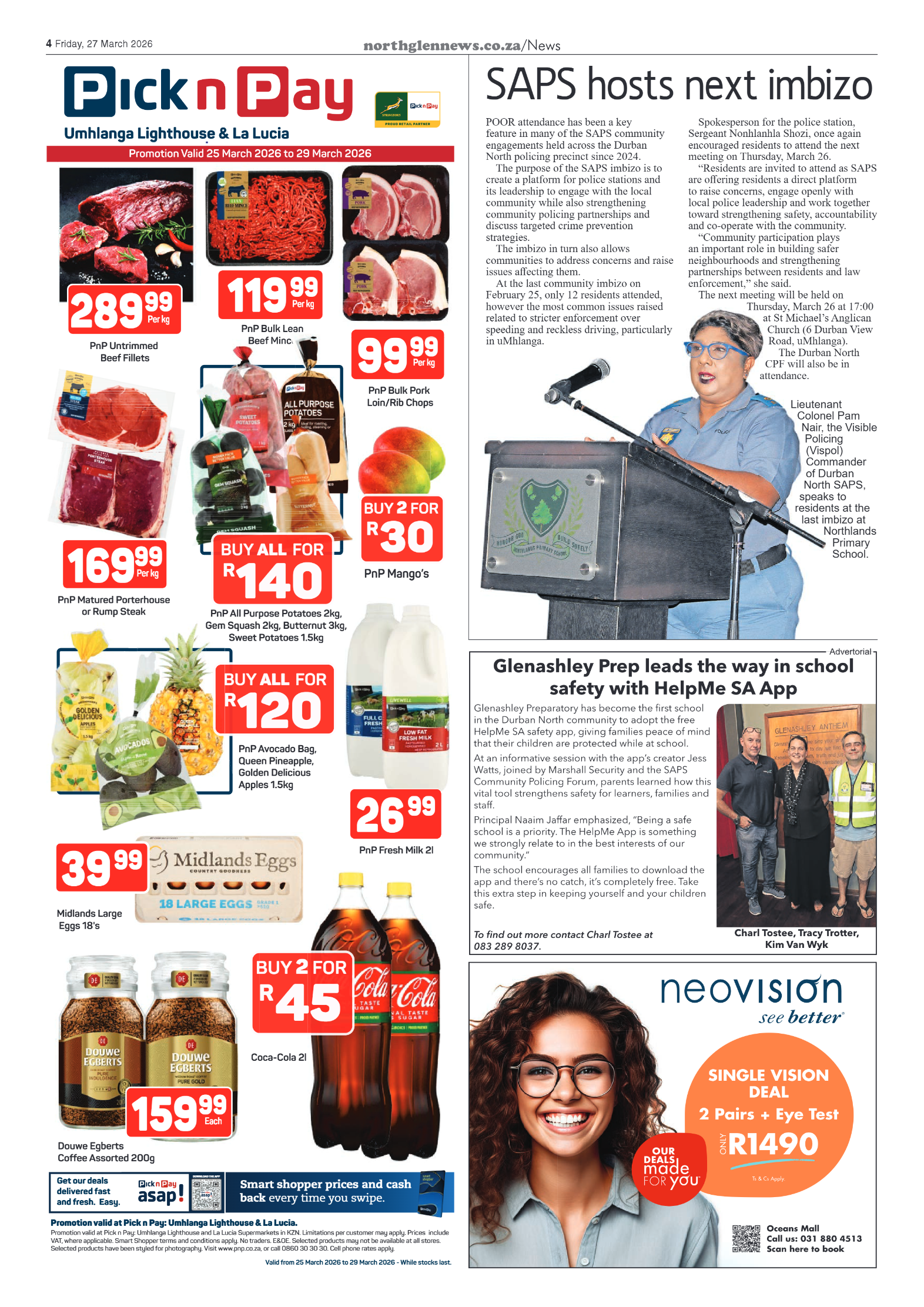 Northglen News 27 March 2026 page 4
