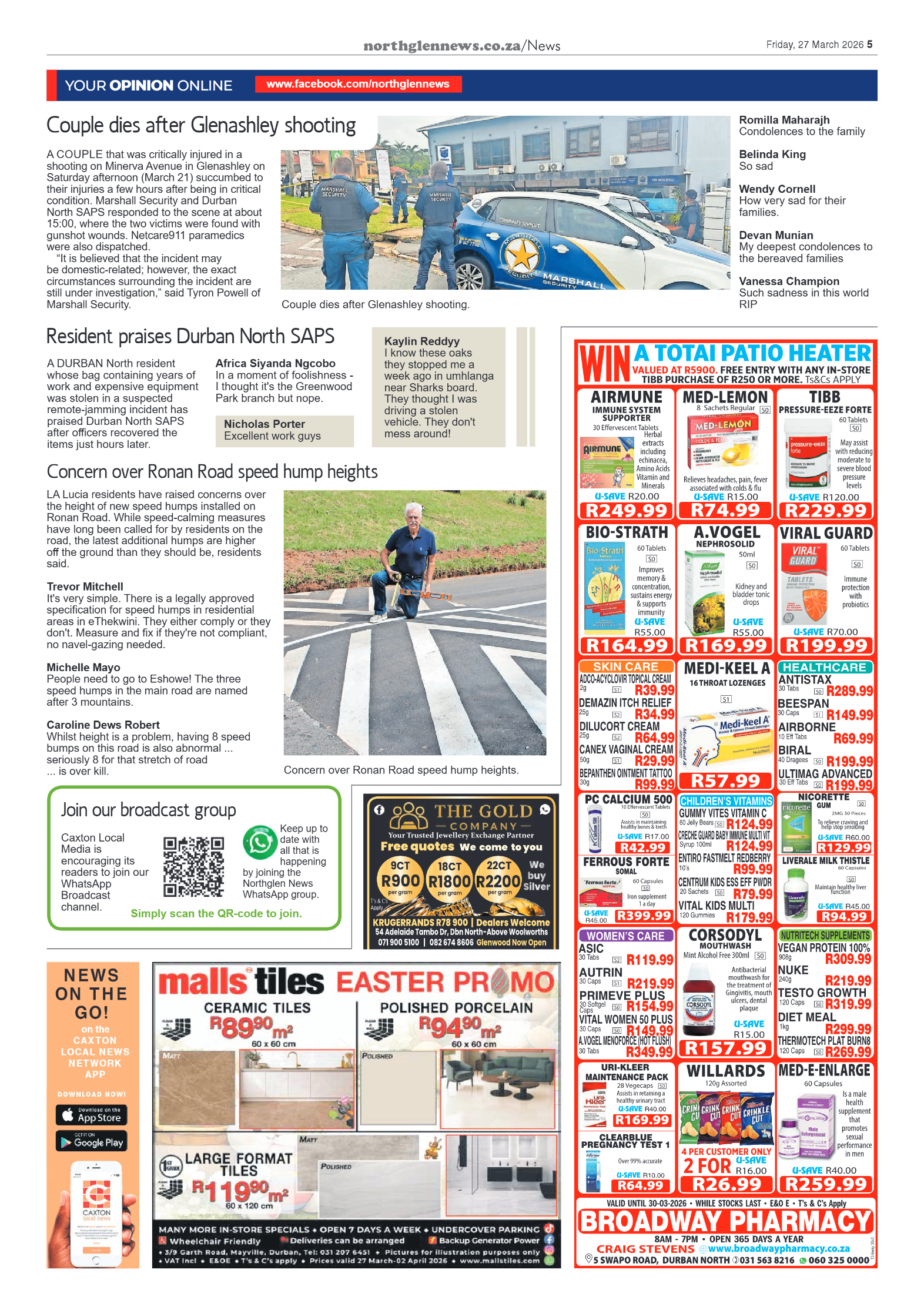 Northglen News 27 March 2026 page 5