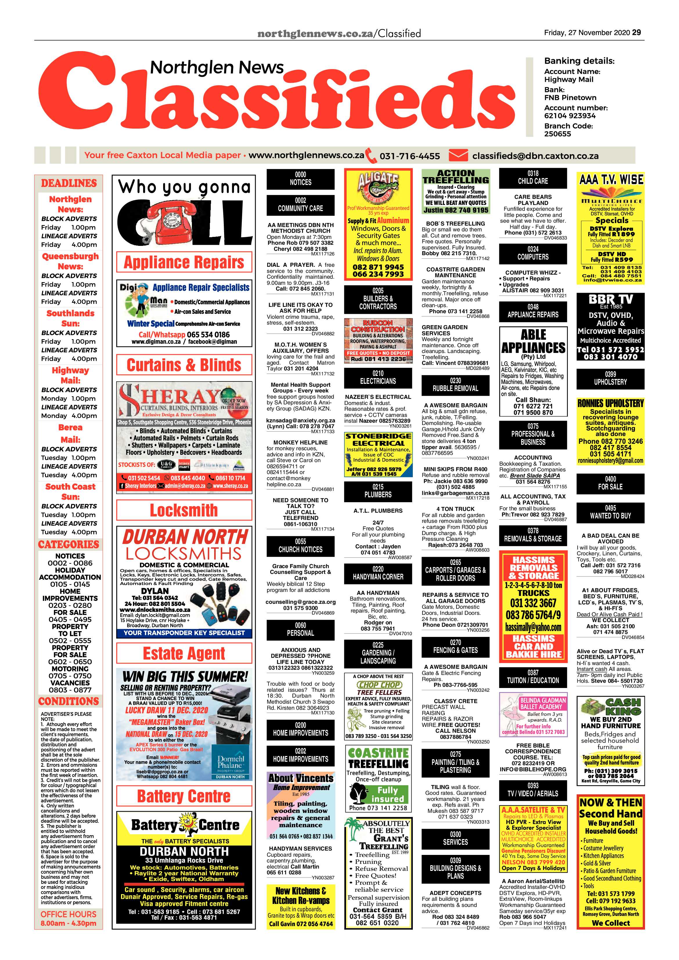Northglen News 27 November 2020 page 29