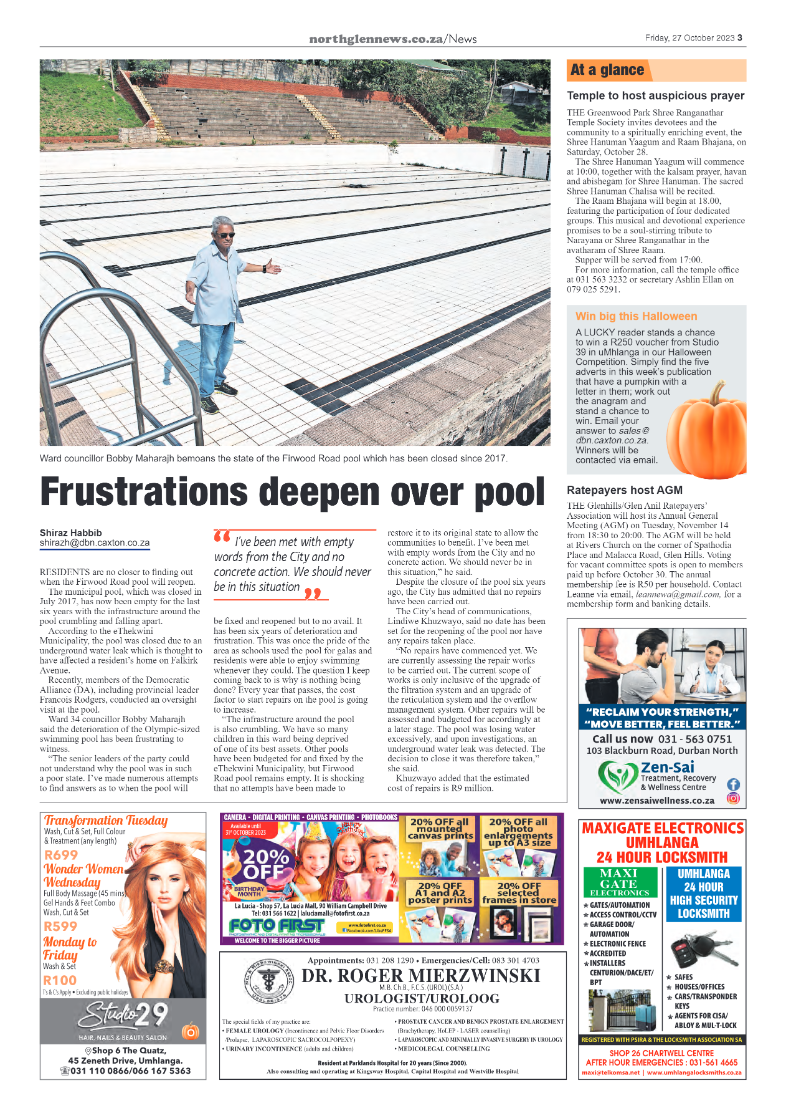 Northglen News 27 October 2023 page 3