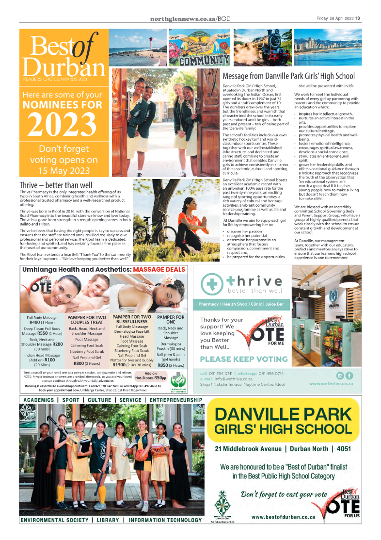 Northglens News 28 April 2023 page 13