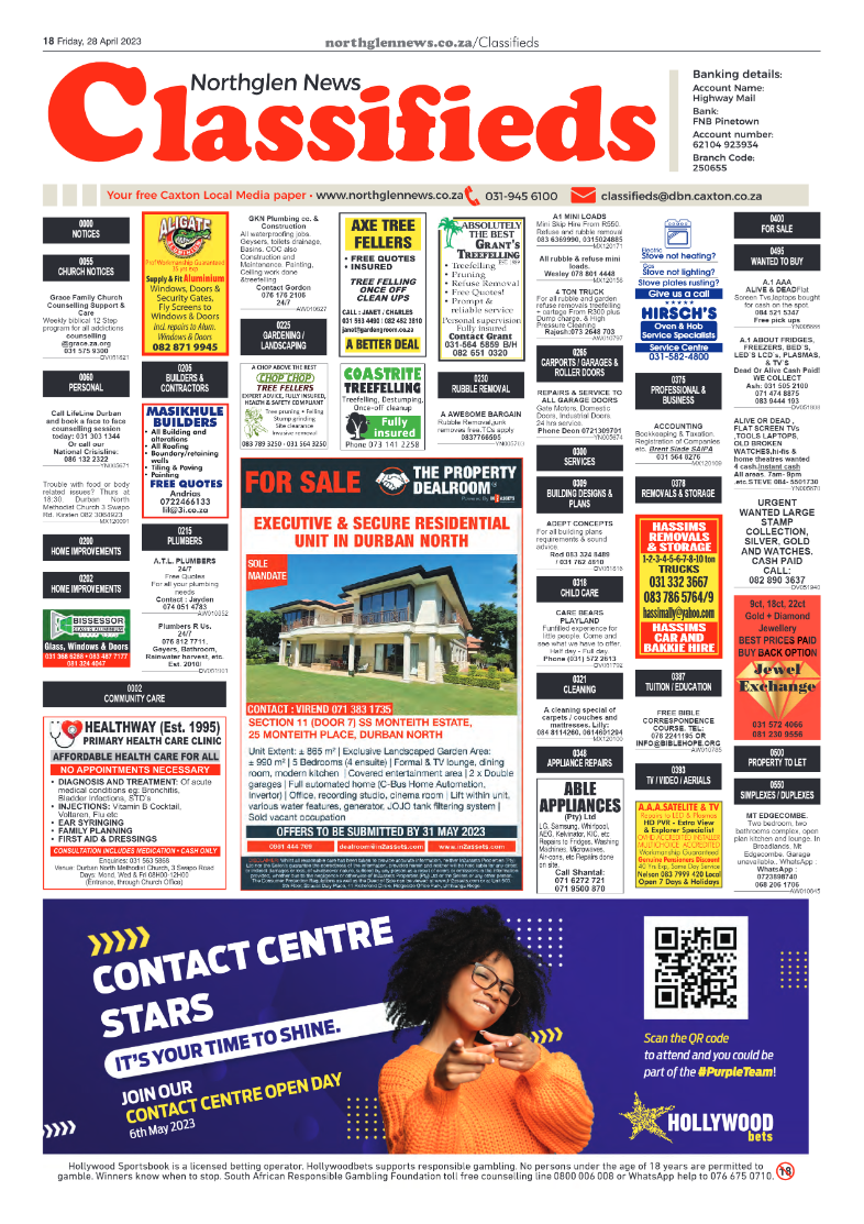 Northglens News 28 April 2023 page 18
