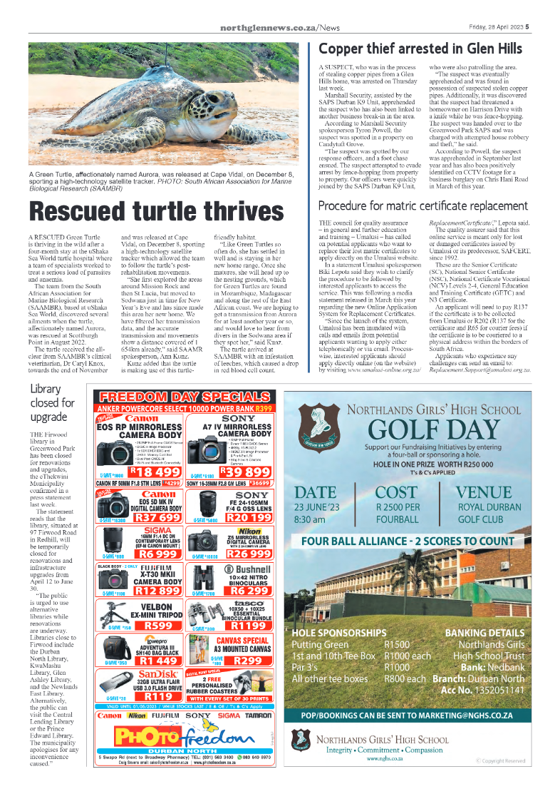 Northglens News 28 April 2023 page 5