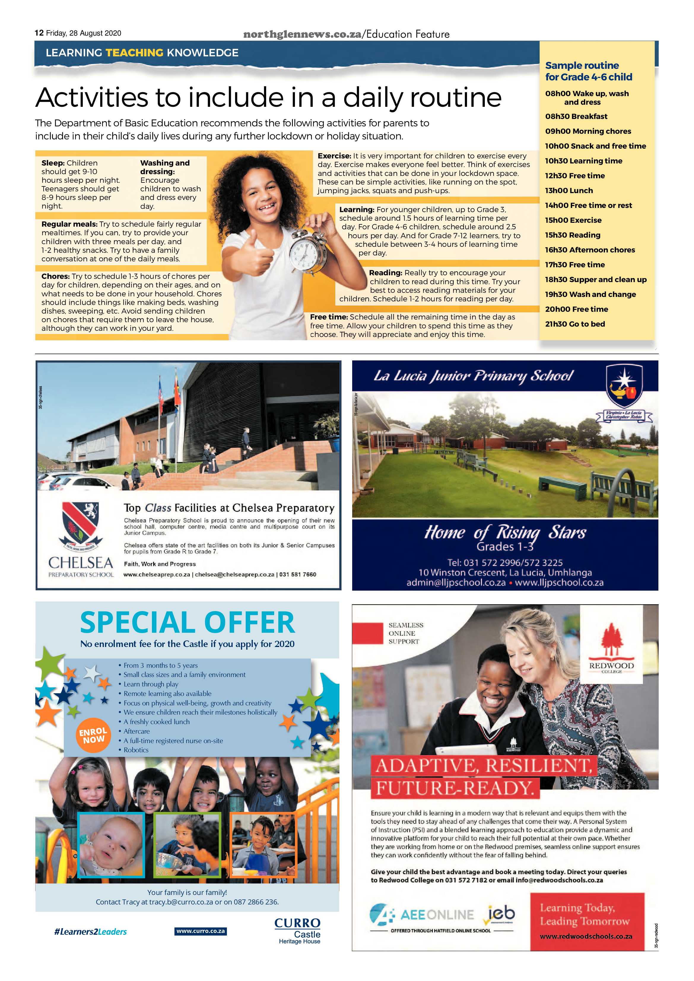 Northglen News 28 August 2020 page 12