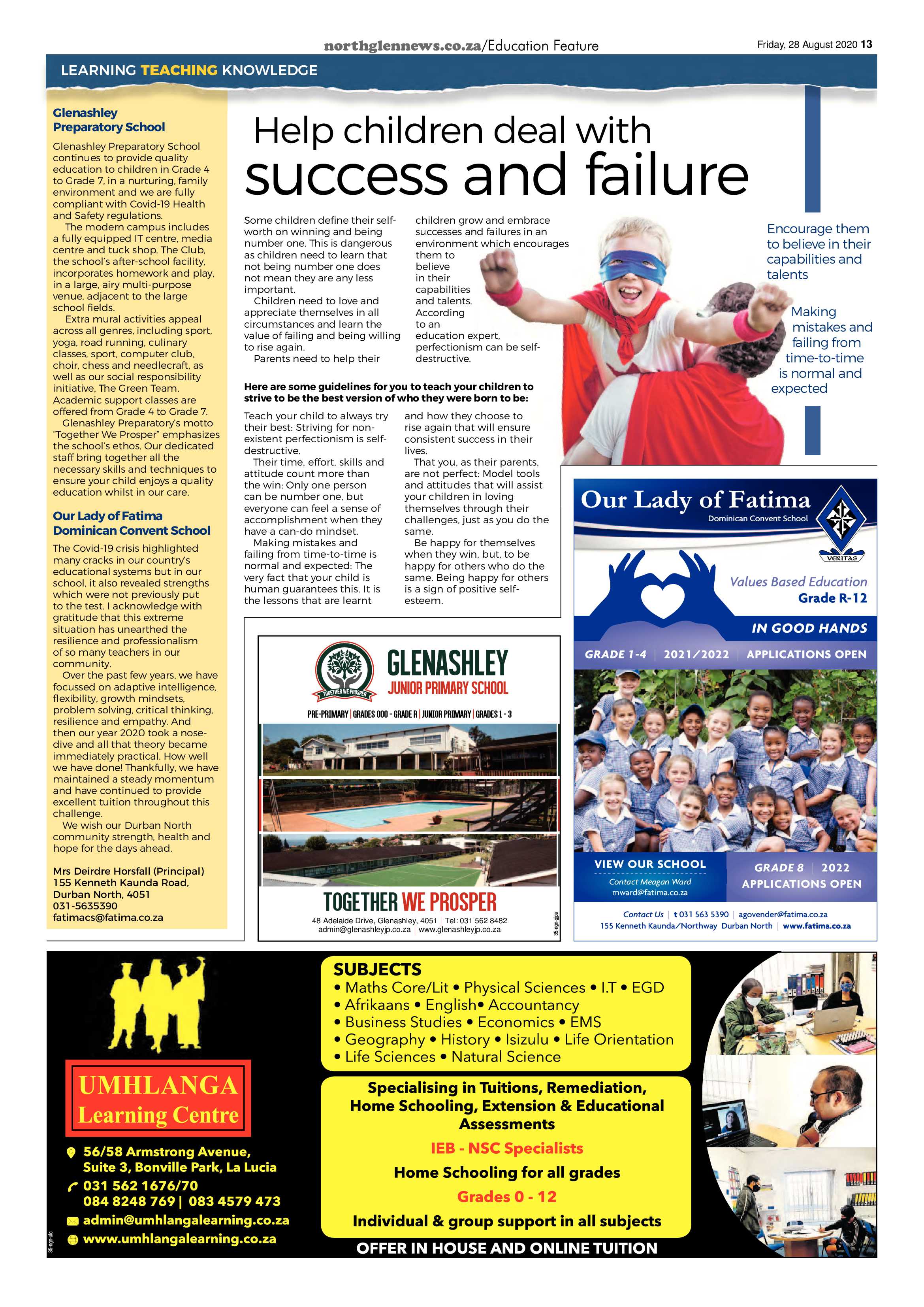 Northglen News 28 August 2020 page 13