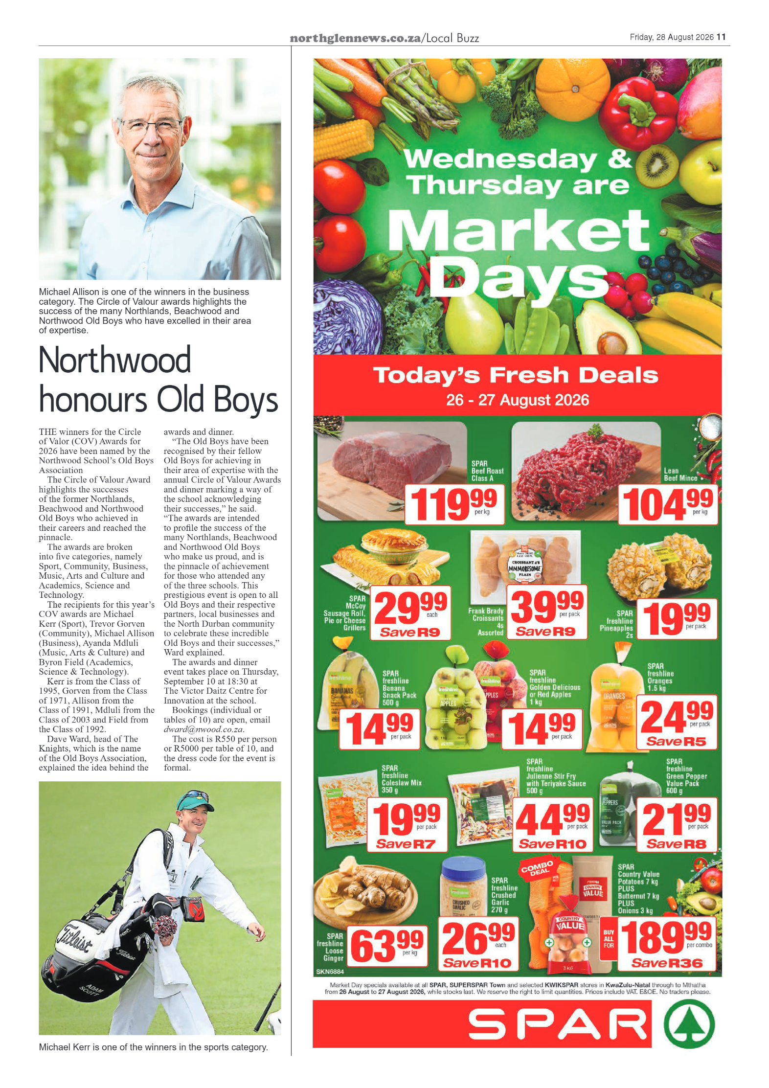 Northglen News 28 August 2026 page 11