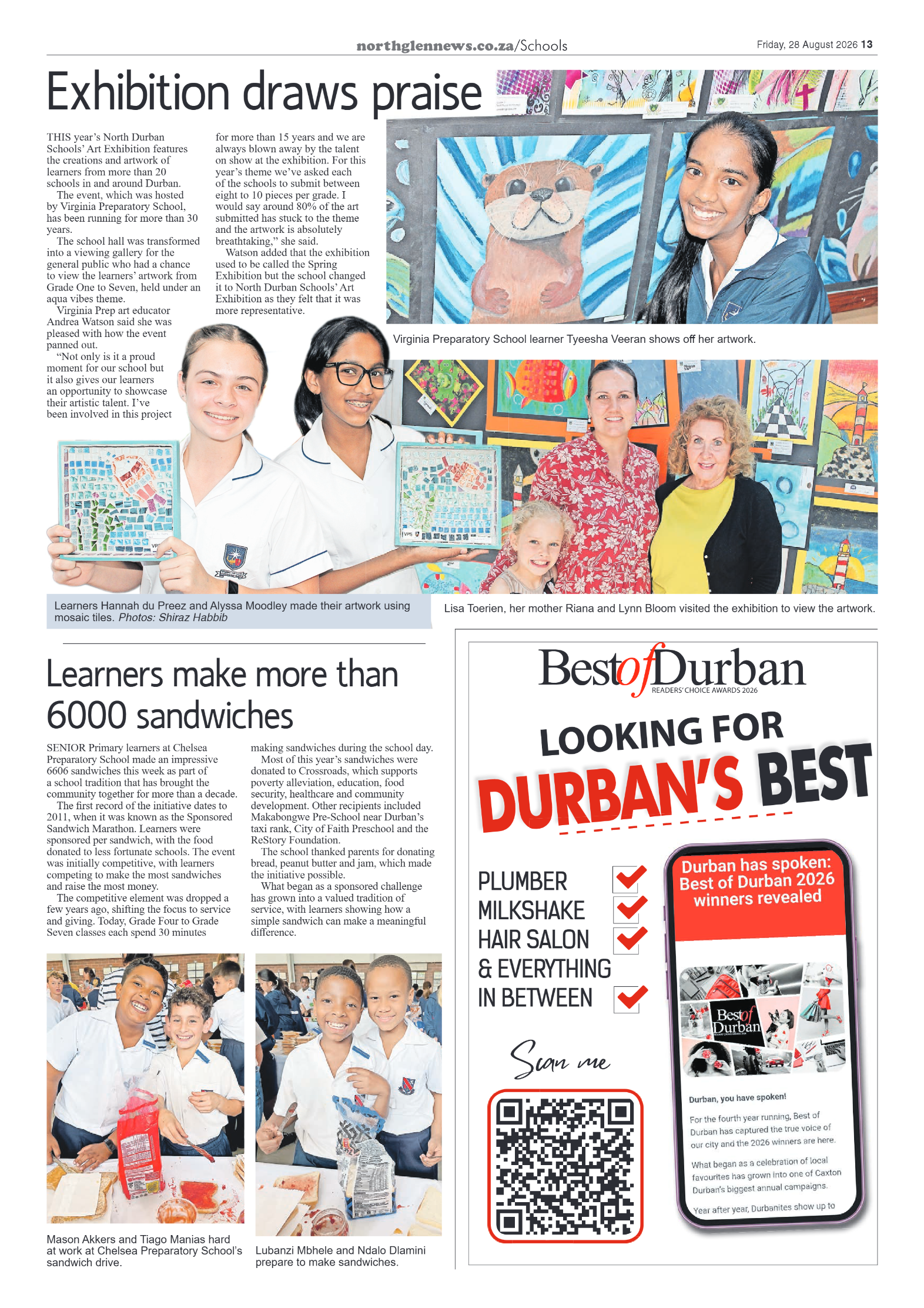 Northglen News 28 August 2026 page 13