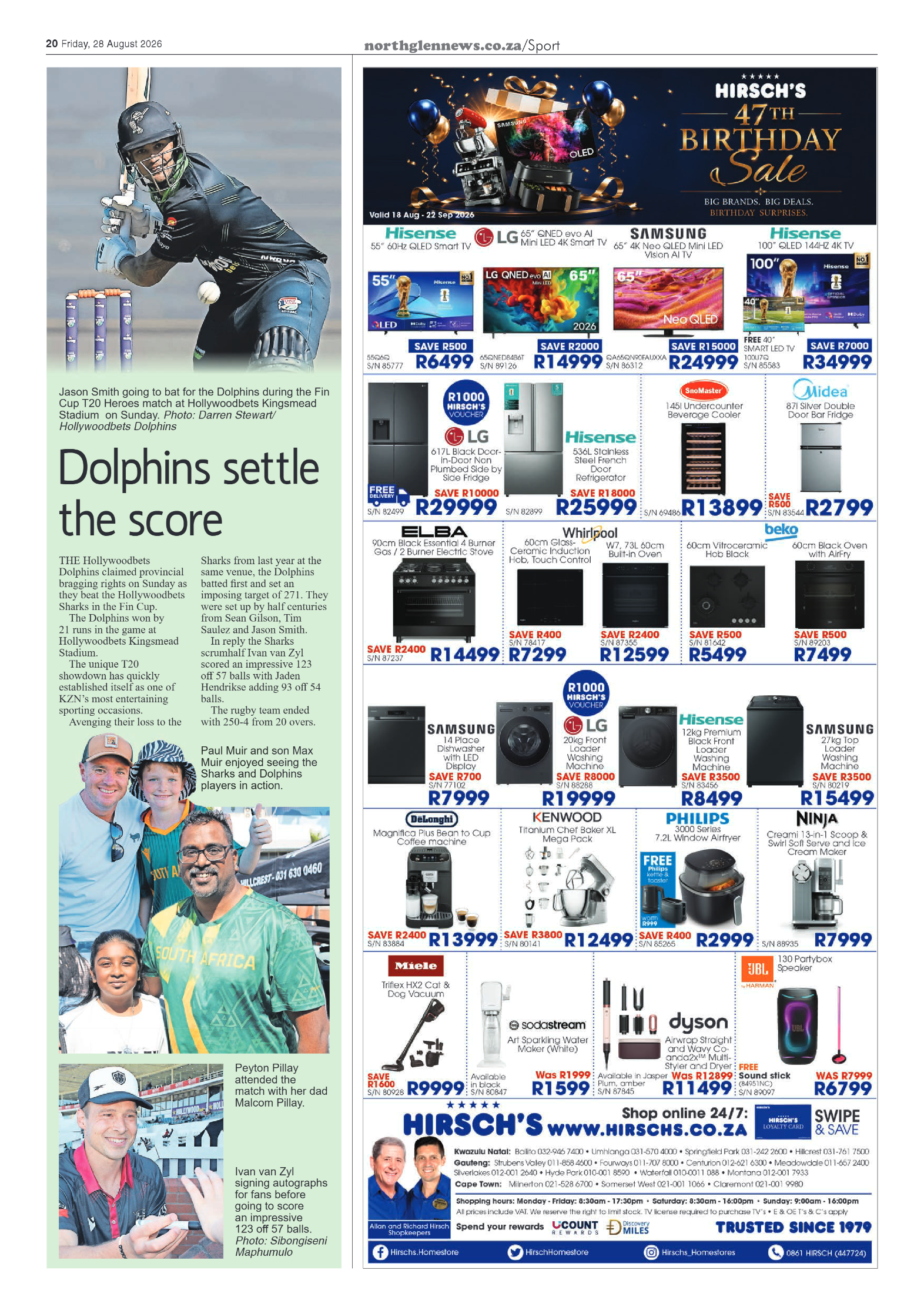 Northglen News 28 August 2026 page 20