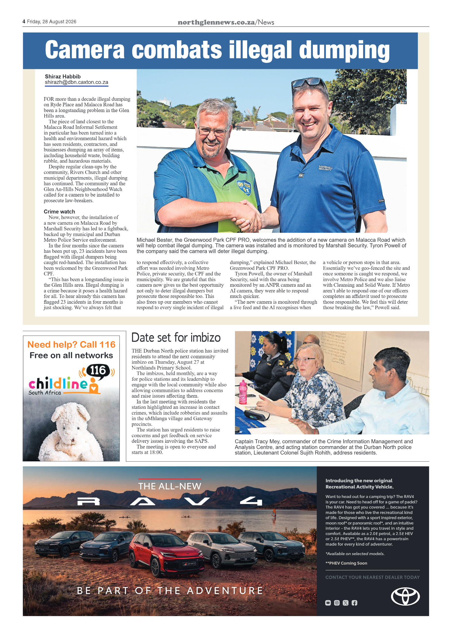 Northglen News 28 August 2026 page 4