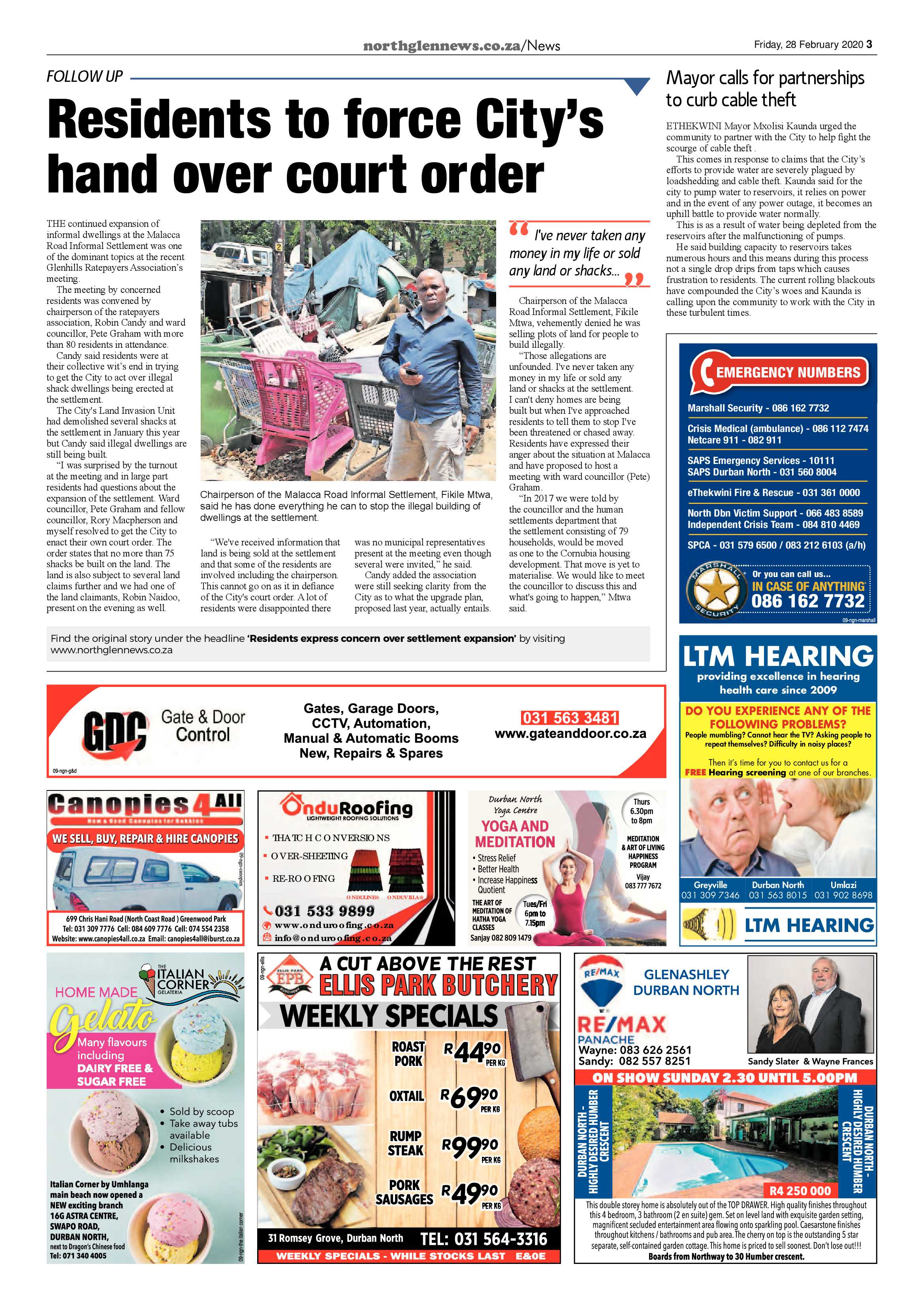 Northglen News 28 February 2020 page 3