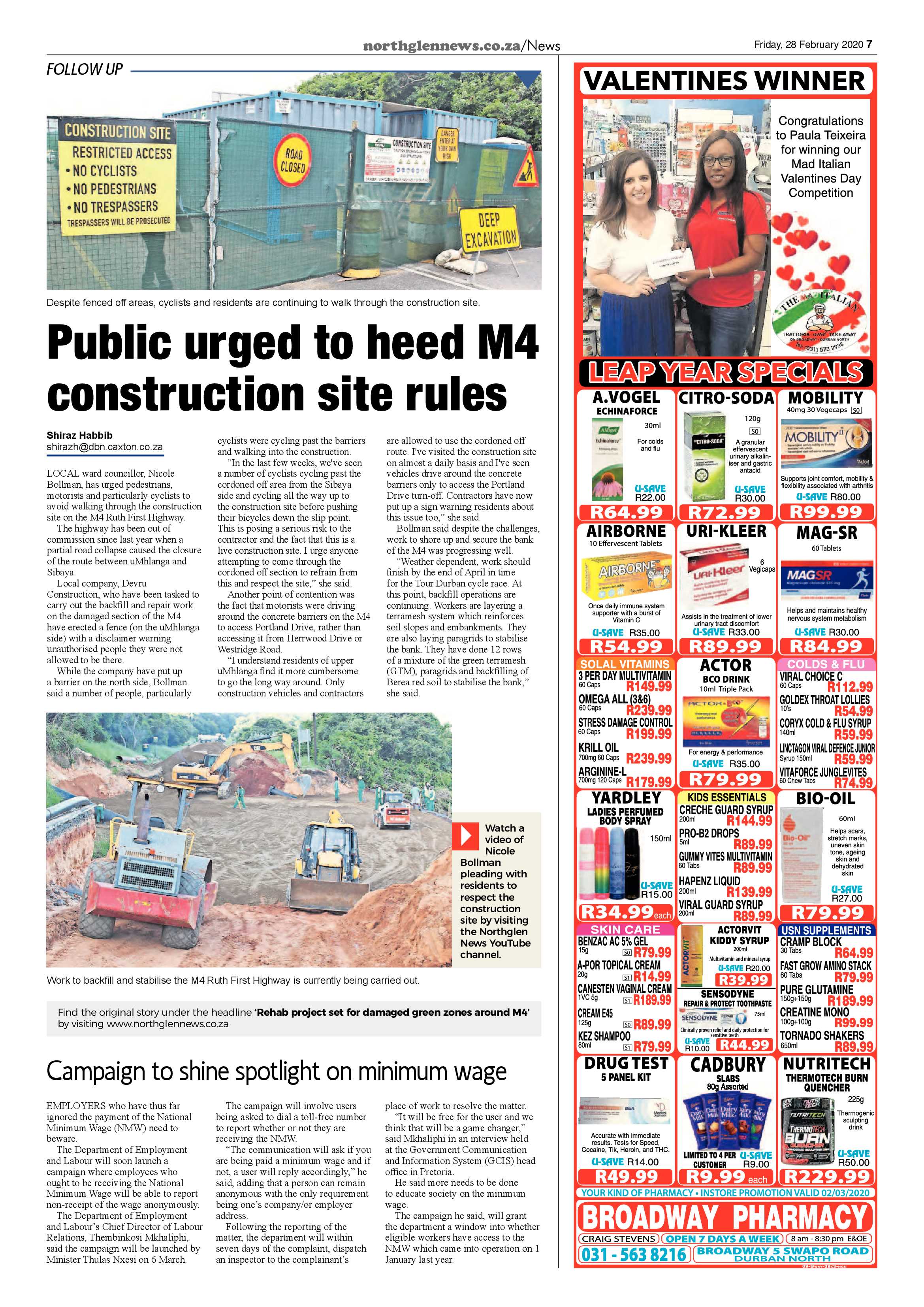 Northglen News 28 February 2020 page 7