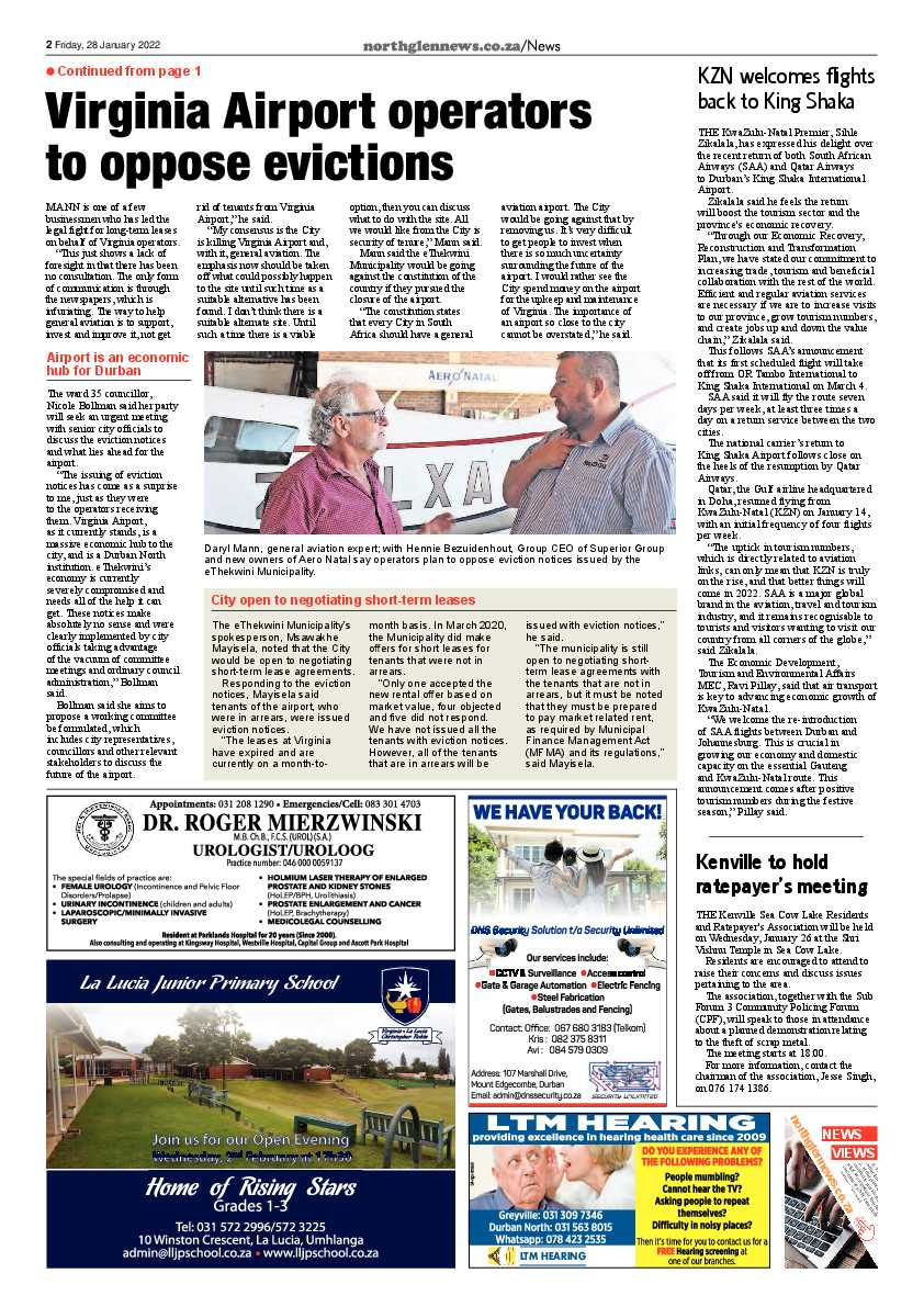 Northglen News 28 January 2022 page 2