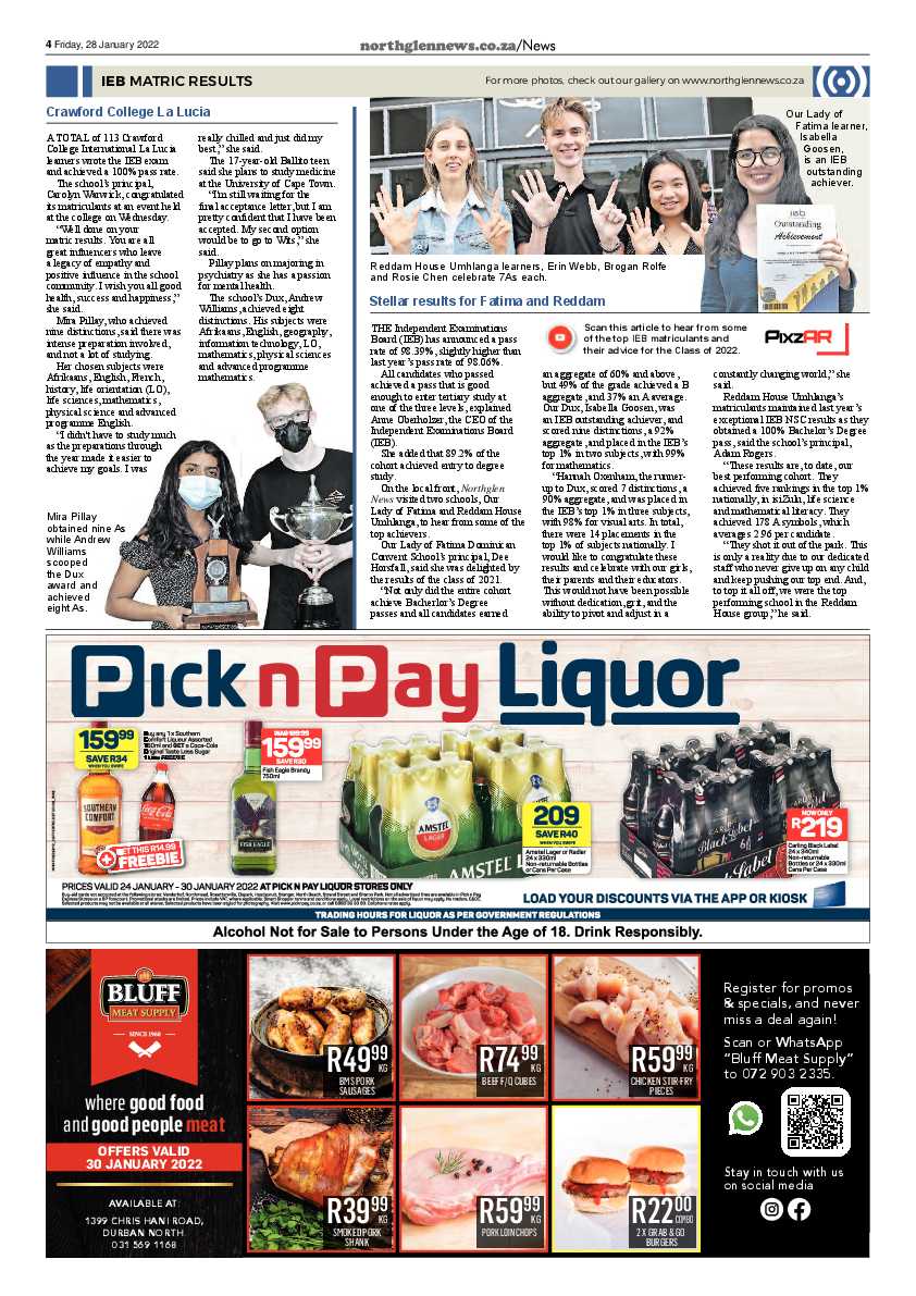 Northglen News 28 January 2022 page 4