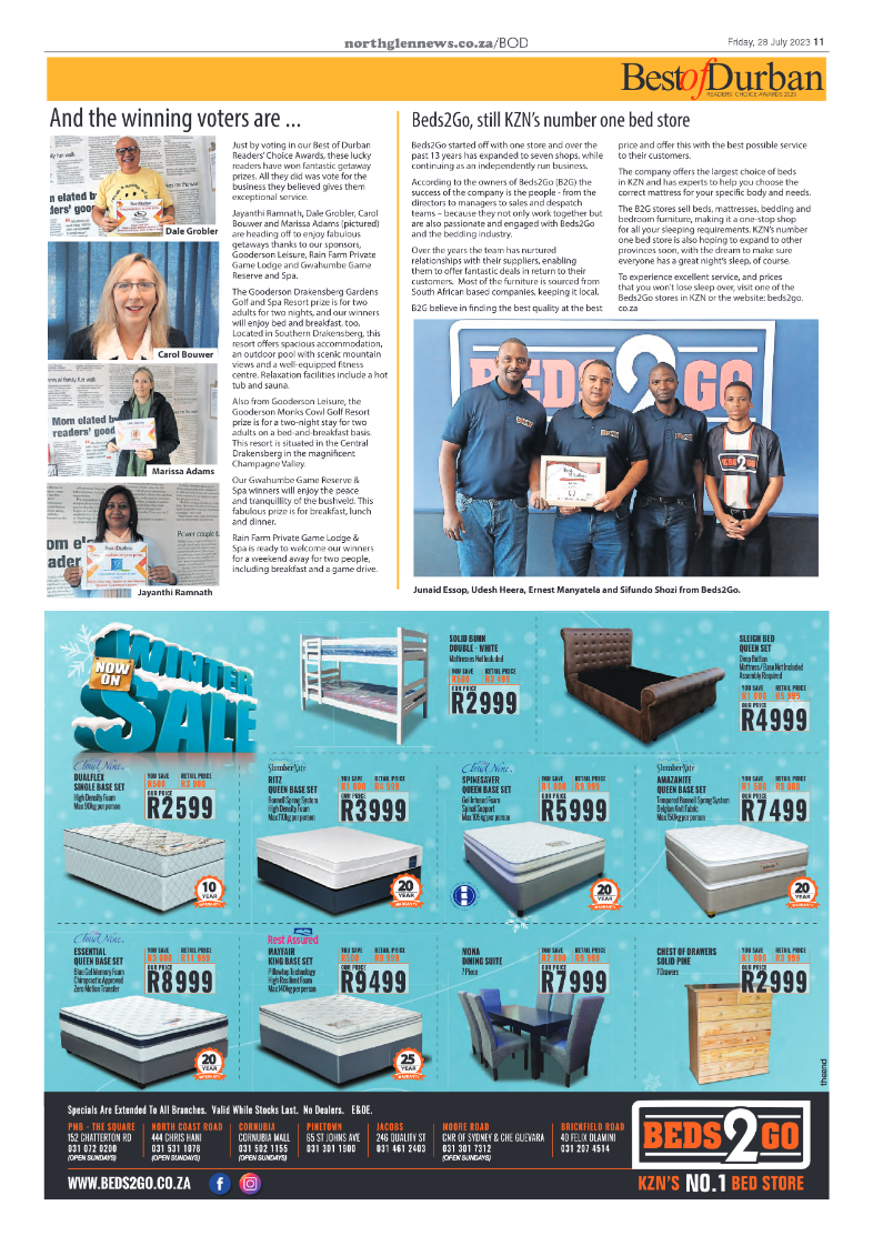 Northglen News 28 July 2023 page 11