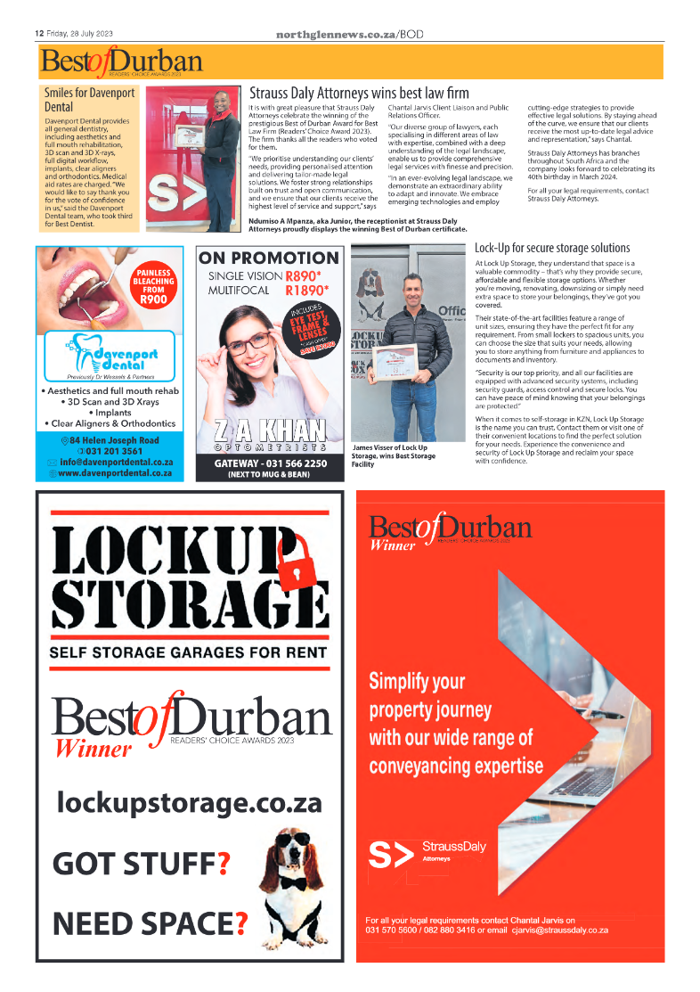 Northglen News 28 July 2023 page 12