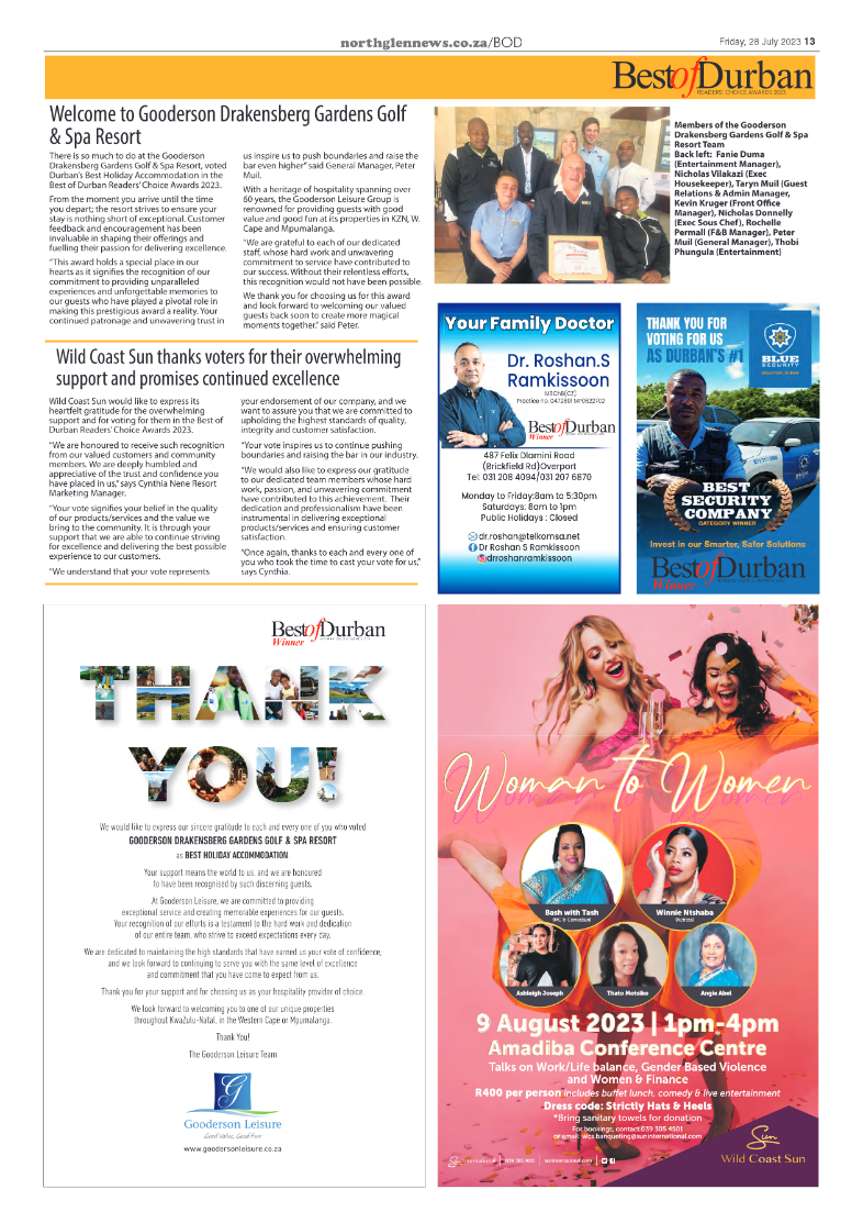 Northglen News 28 July 2023 page 13