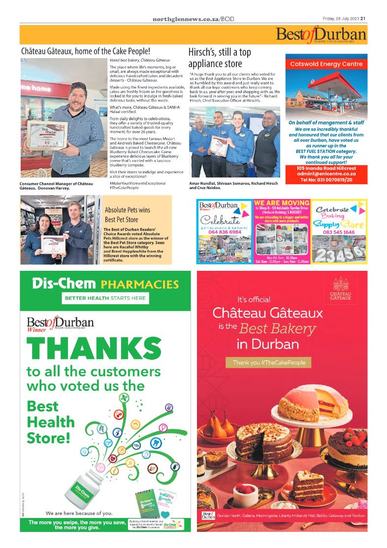 Northglen News 28 July 2023 page 21
