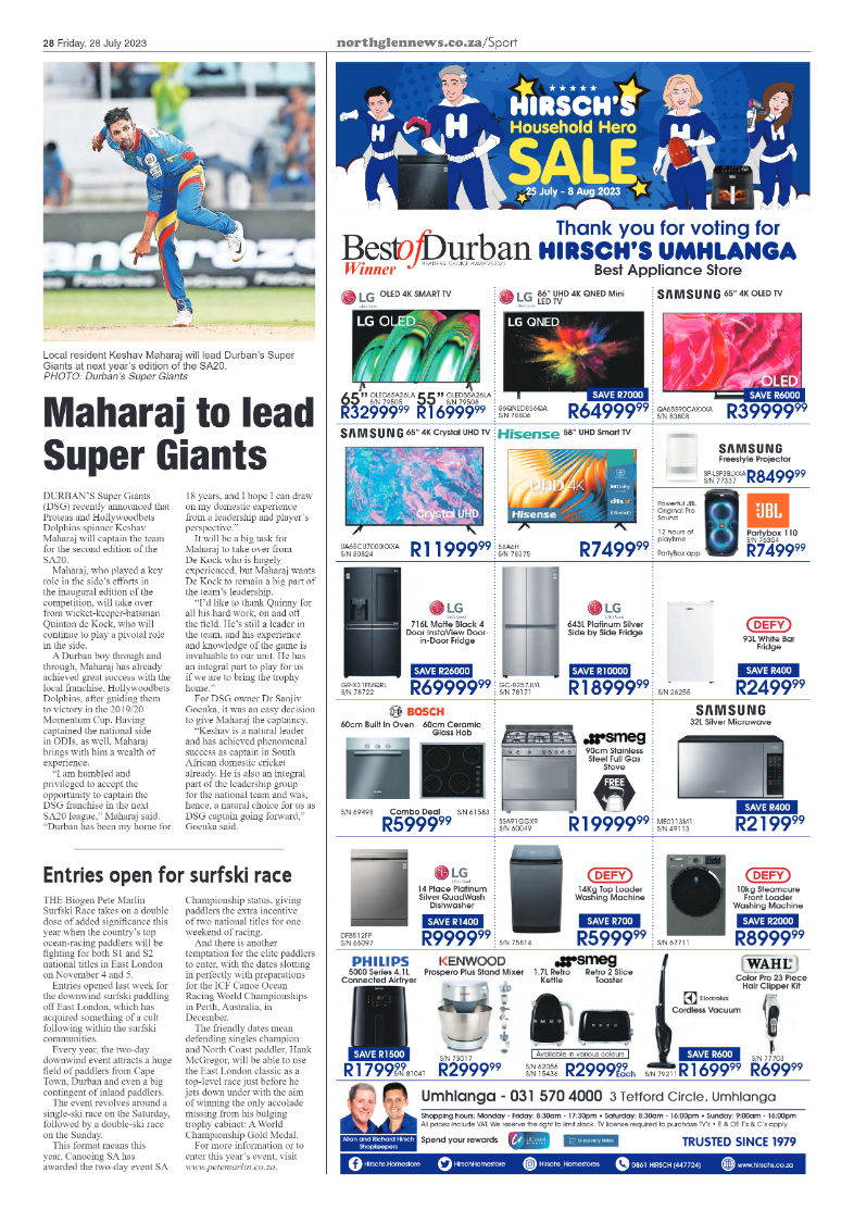 Northglen News 28 July 2023 page 28