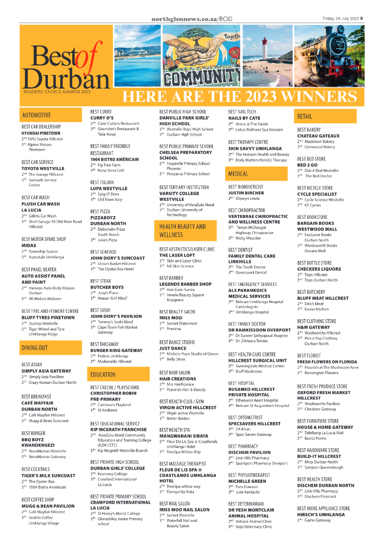 Northglen News 28 July 2023 page 9