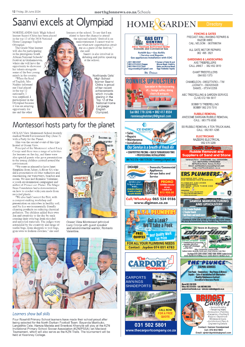 Northglen News 28 June 2024 page 12