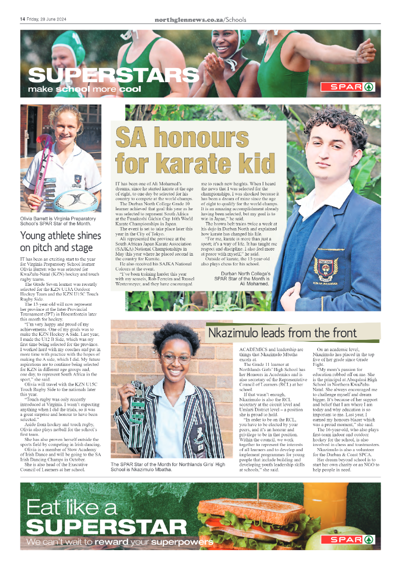 Northglen News 28 June 2024 page 14