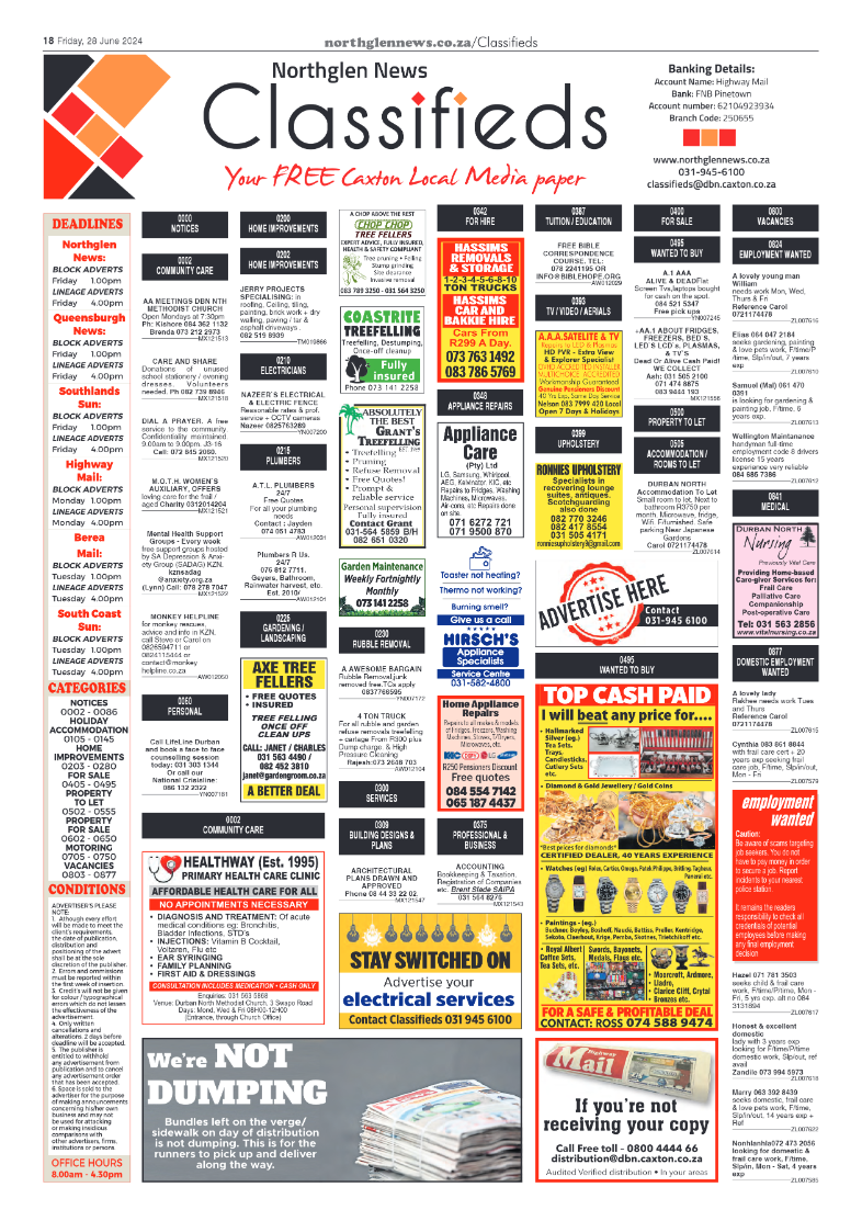 Northglen News 28 June 2024 page 18
