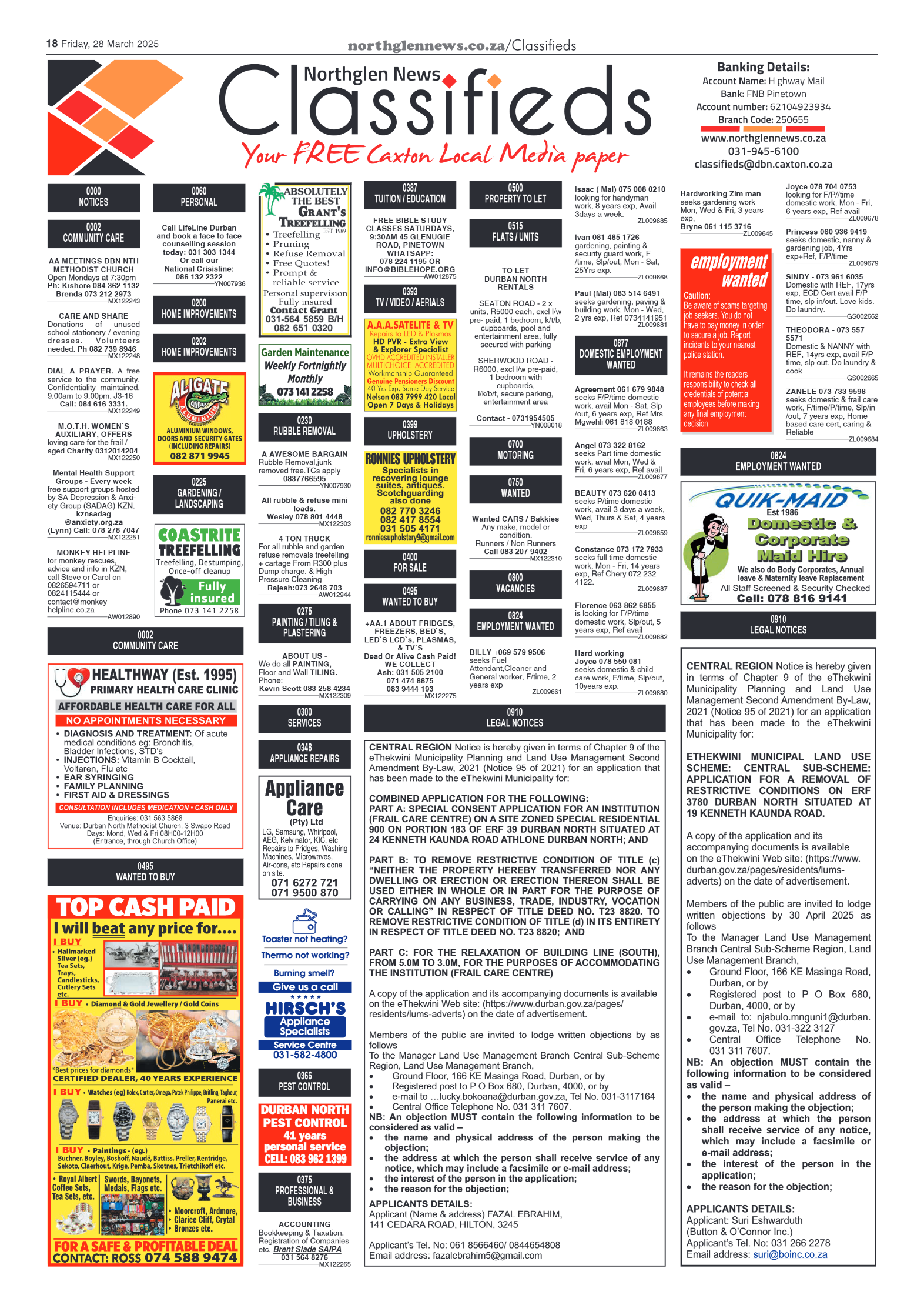 Northglen News 28 March 2025 page 18