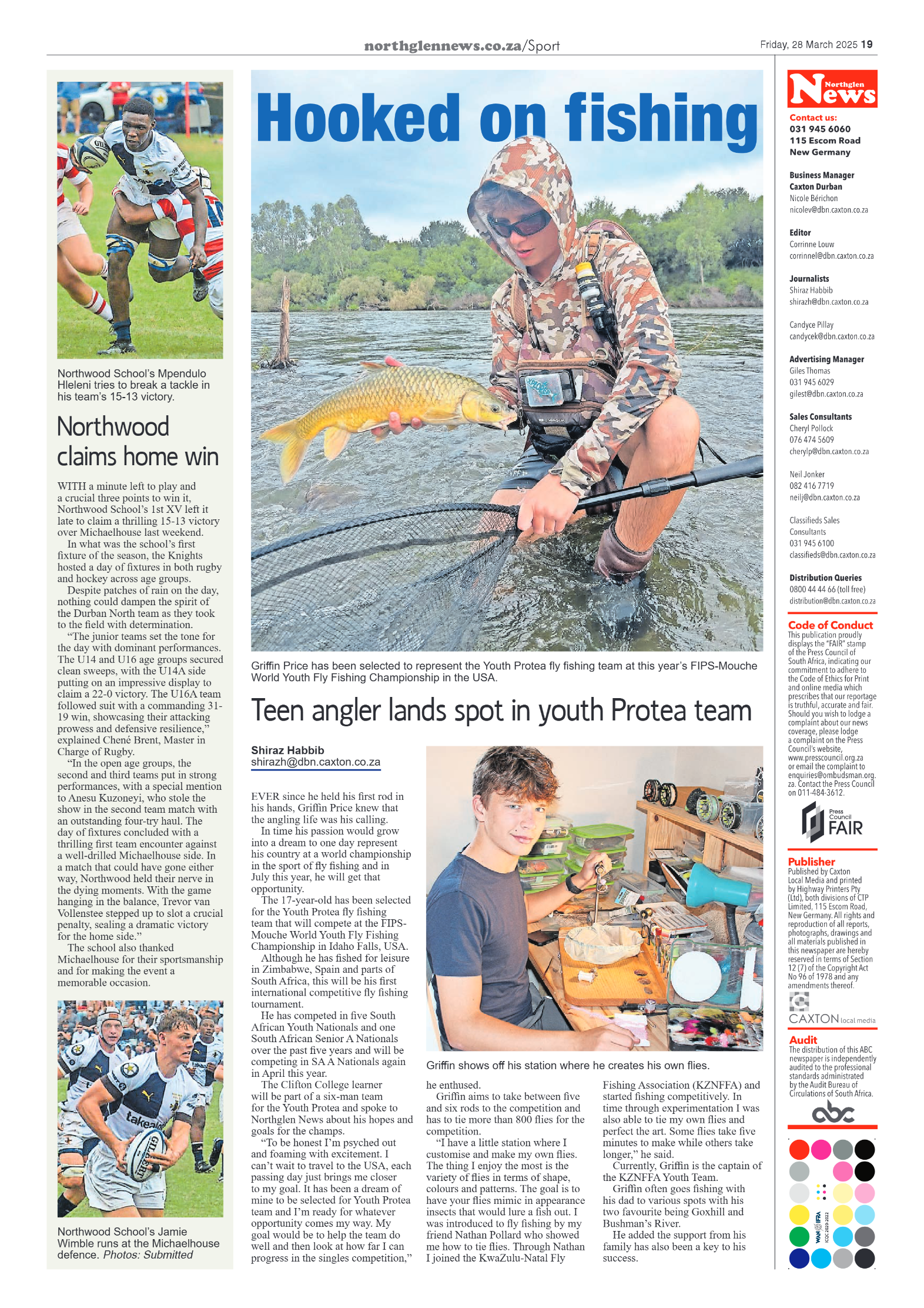 Northglen News 28 March 2025 page 19