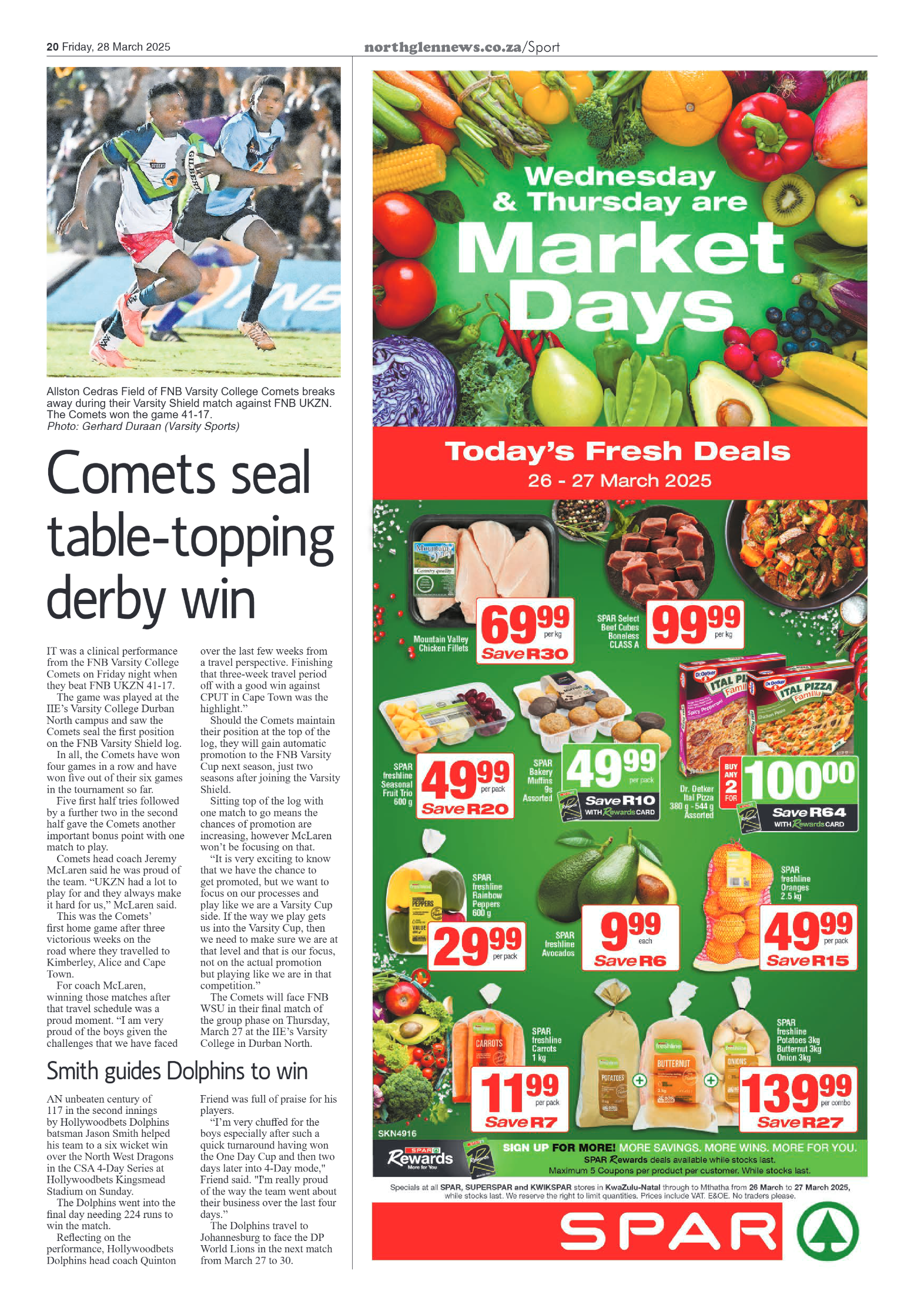 Northglen News 28 March 2025 page 20