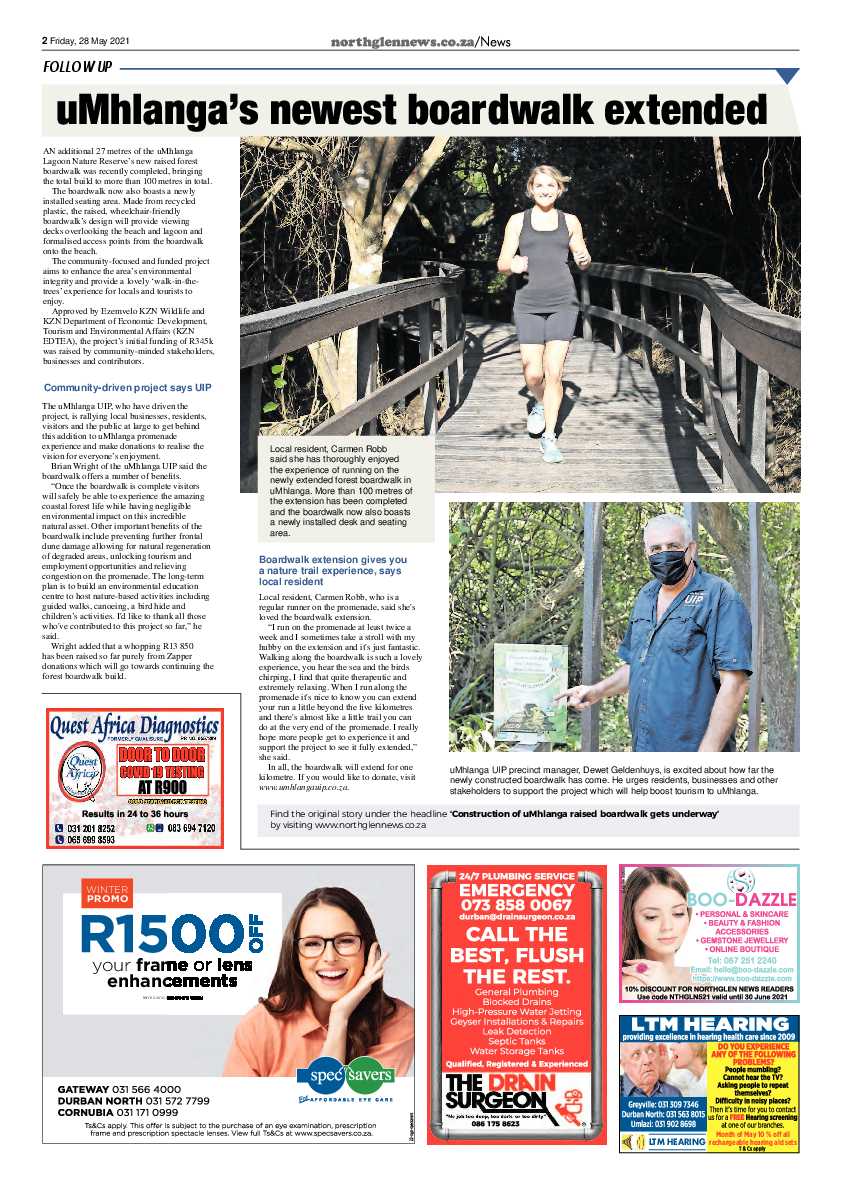 Northglen News 28 May 2021 page 2