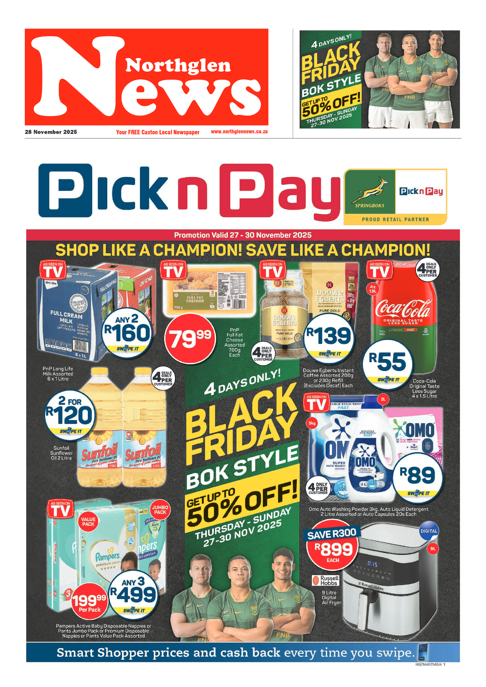 Northglen News 28 November 2025 page 1
