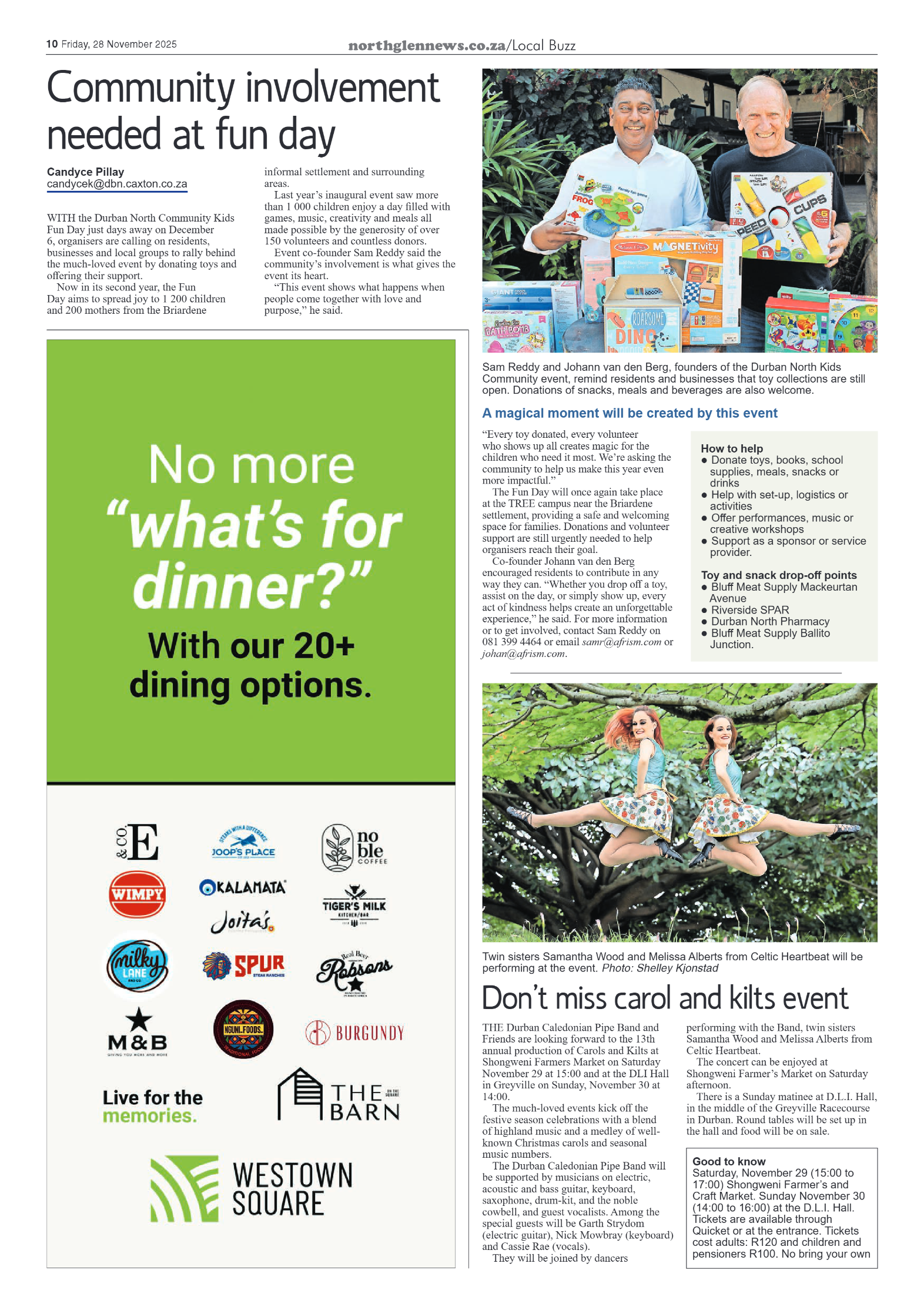 Northglen News 28 November 2025 page 12