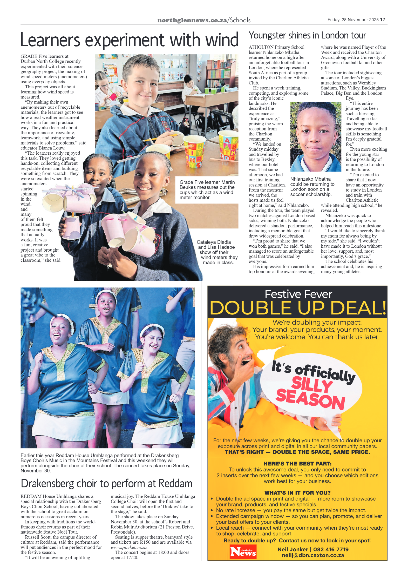 Northglen News 28 November 2025 page 19