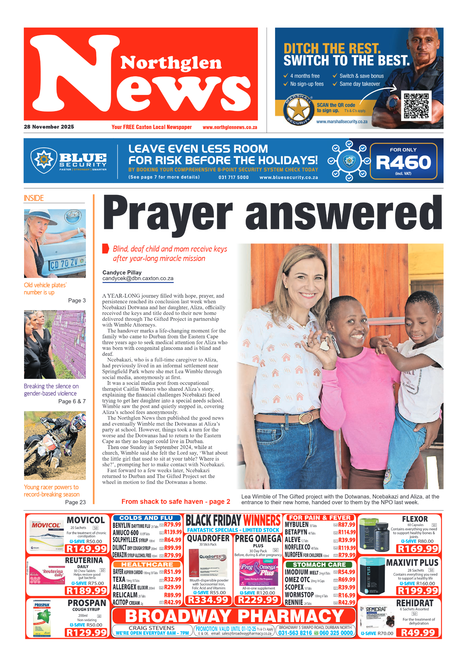 Northglen News 28 November 2025 page 3
