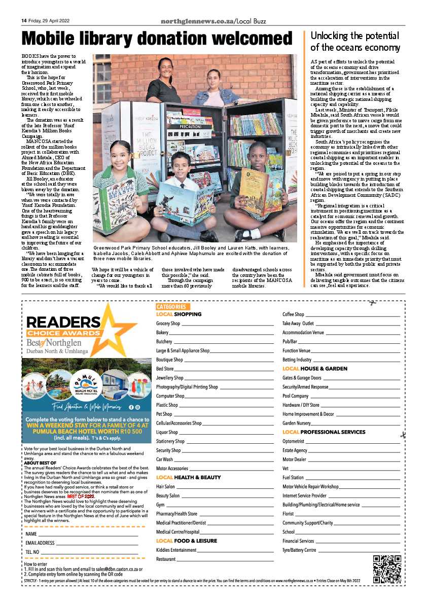 Northglen News 29 April 2022 page 14