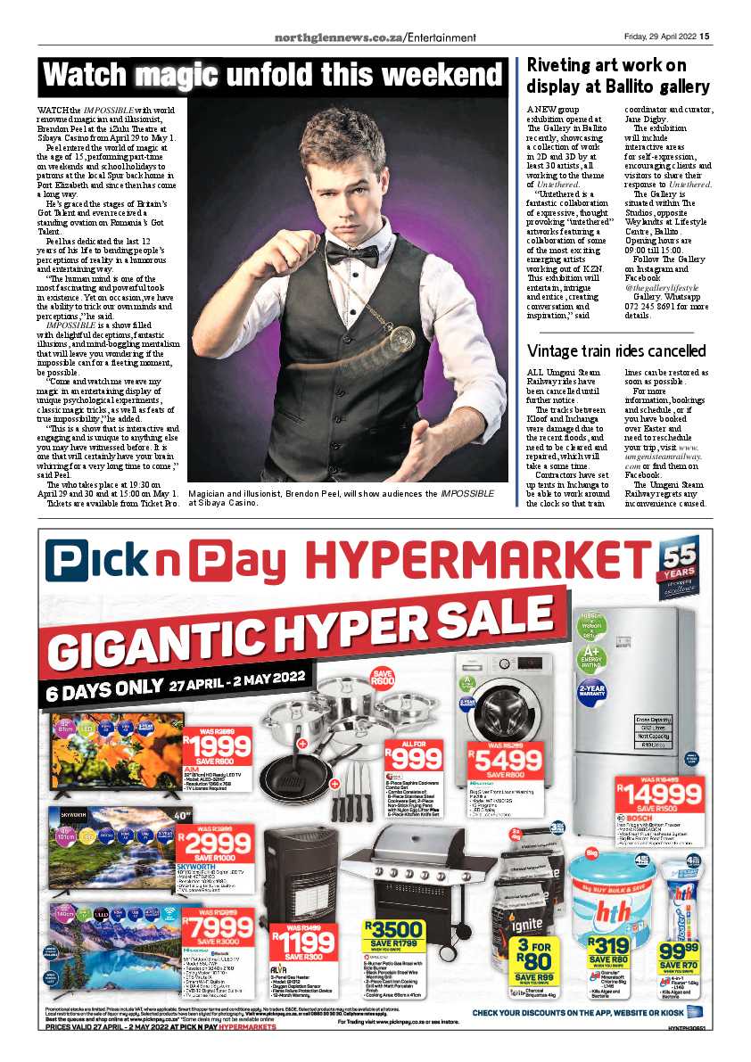 Northglen News 29 April 2022 page 15