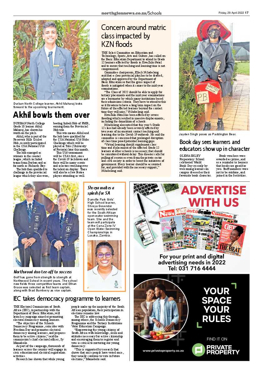 Northglen News 29 April 2022 page 17