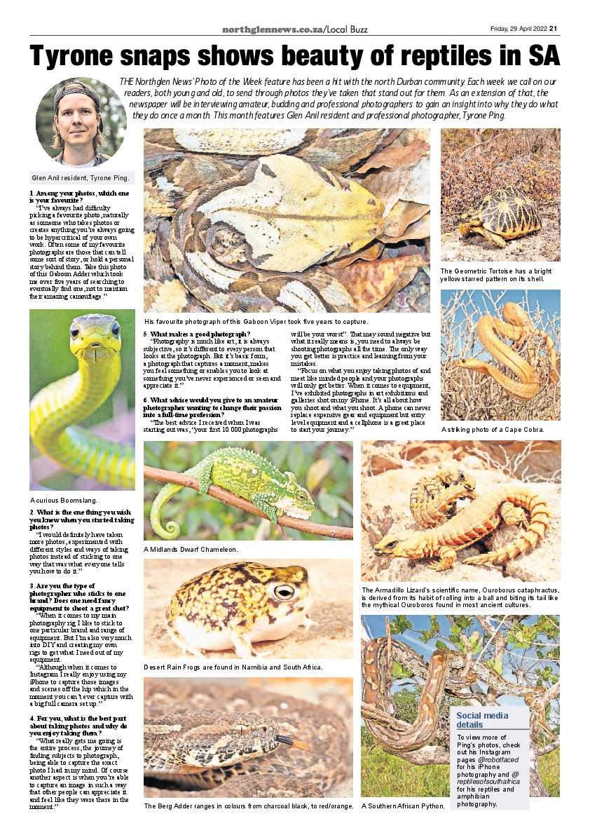 Northglen News 29 April 2022 page 21