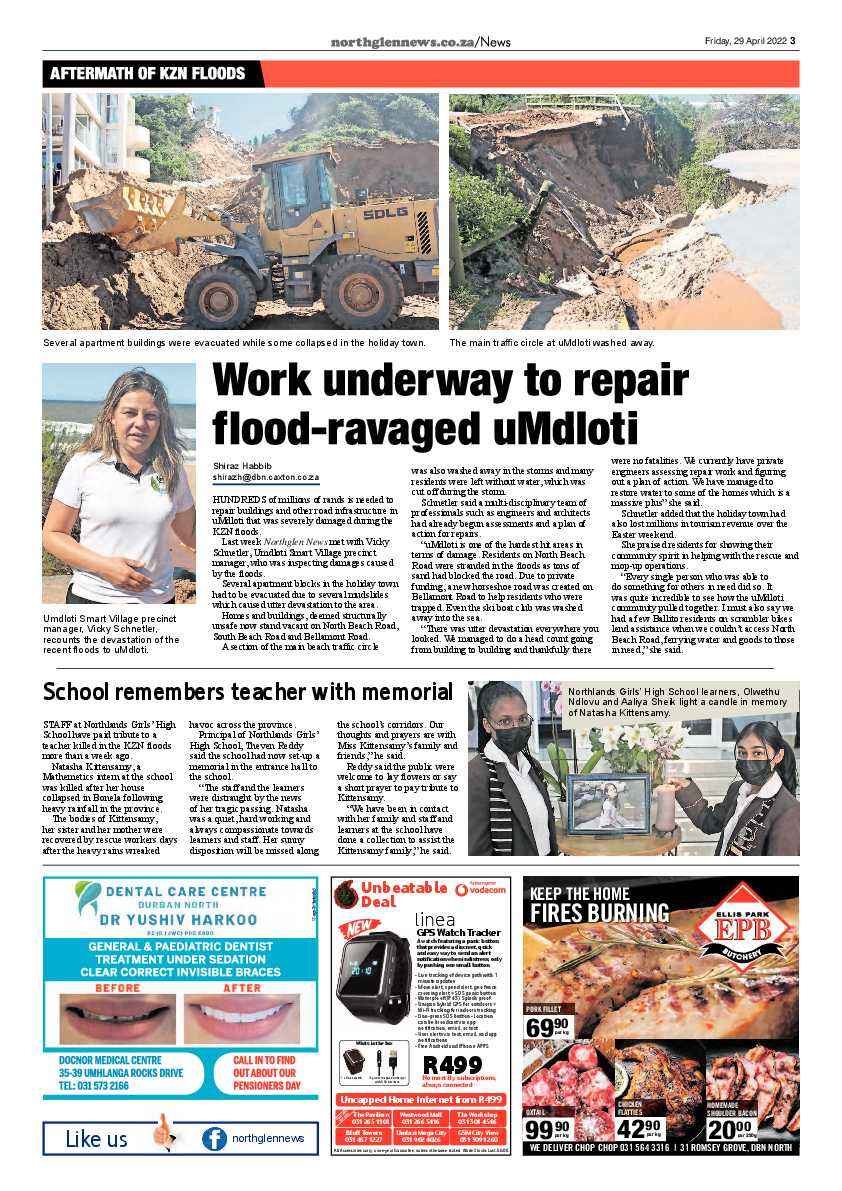 Northglen News 29 April 2022 page 3