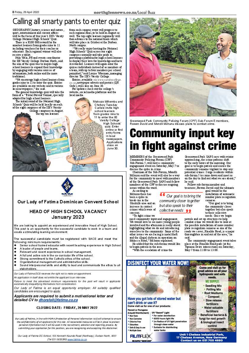 Northglen News 29 April 2022 page 8