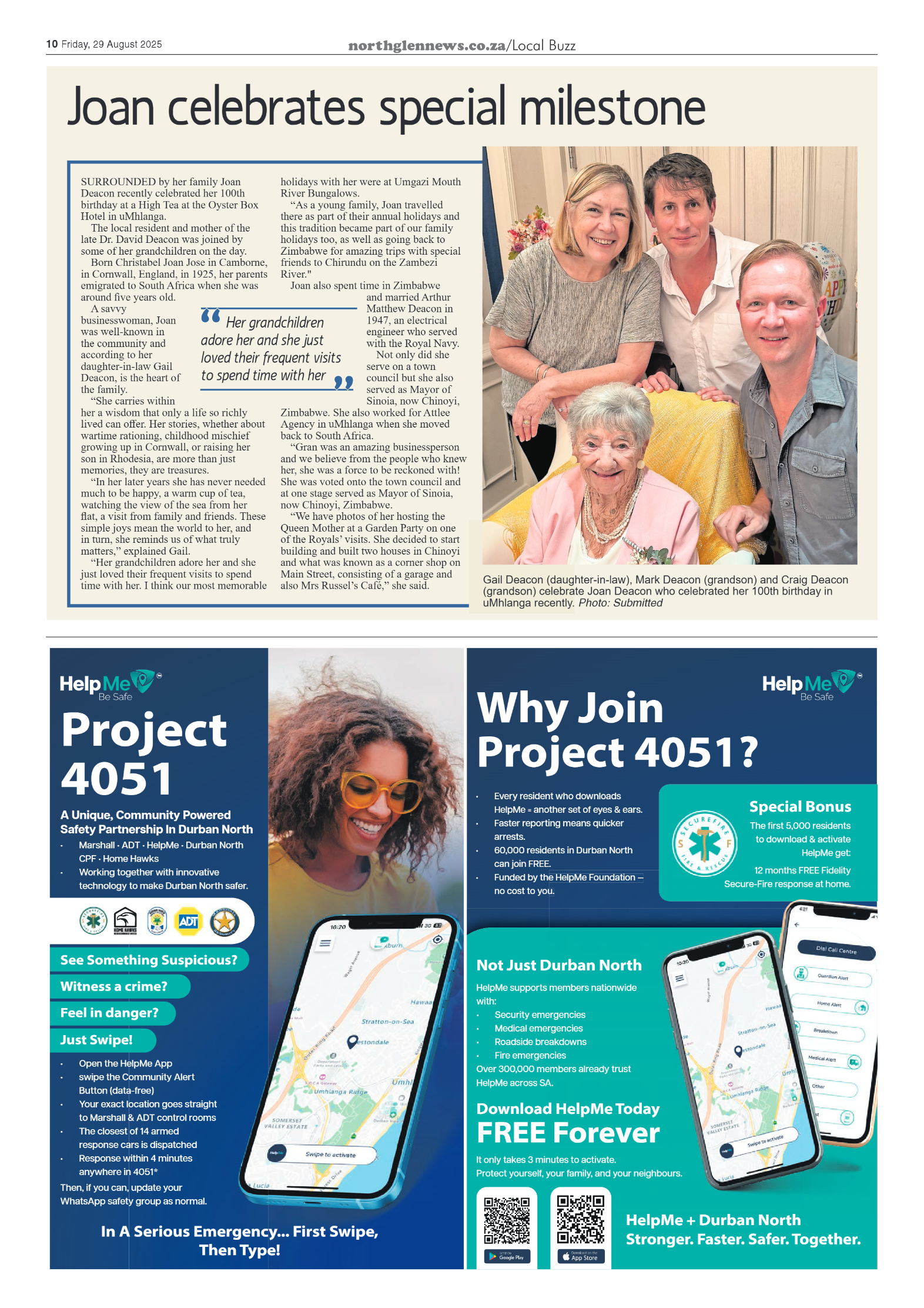 Northglen News 29 August 2025 page 10