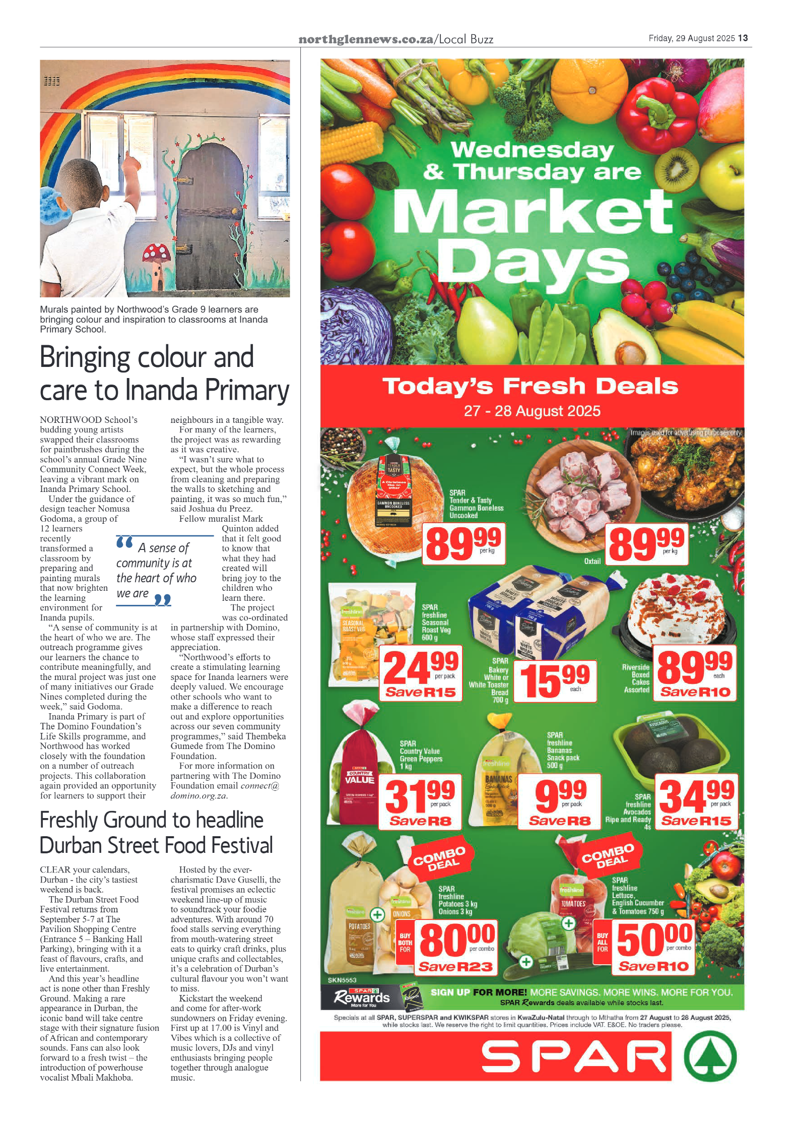 Northglen News 29 August 2025 page 13