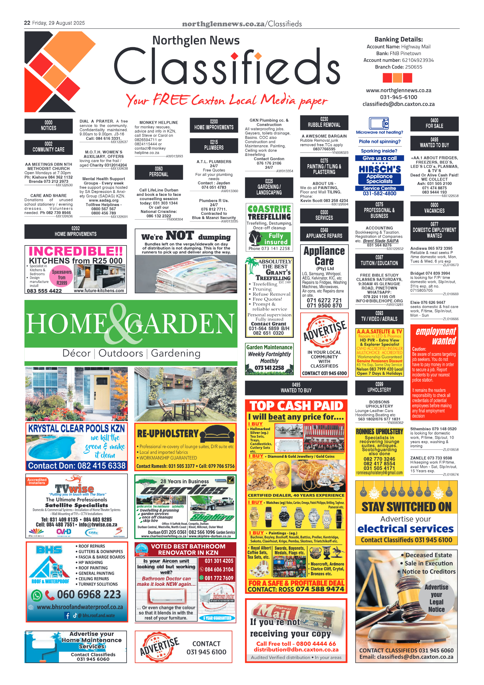 Northglen News 29 August 2025 page 22