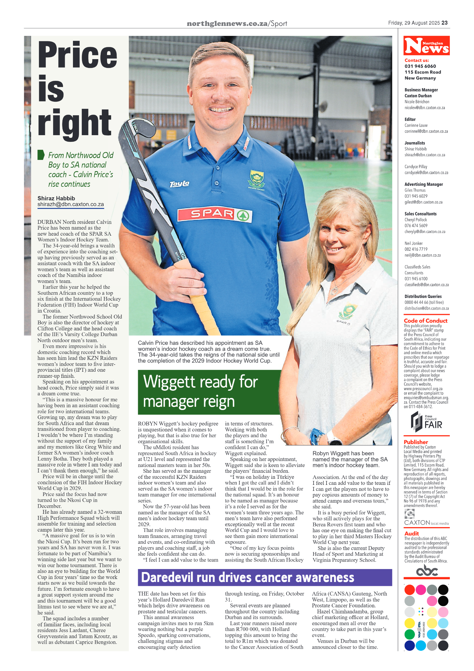 Northglen News 29 August 2025 page 23