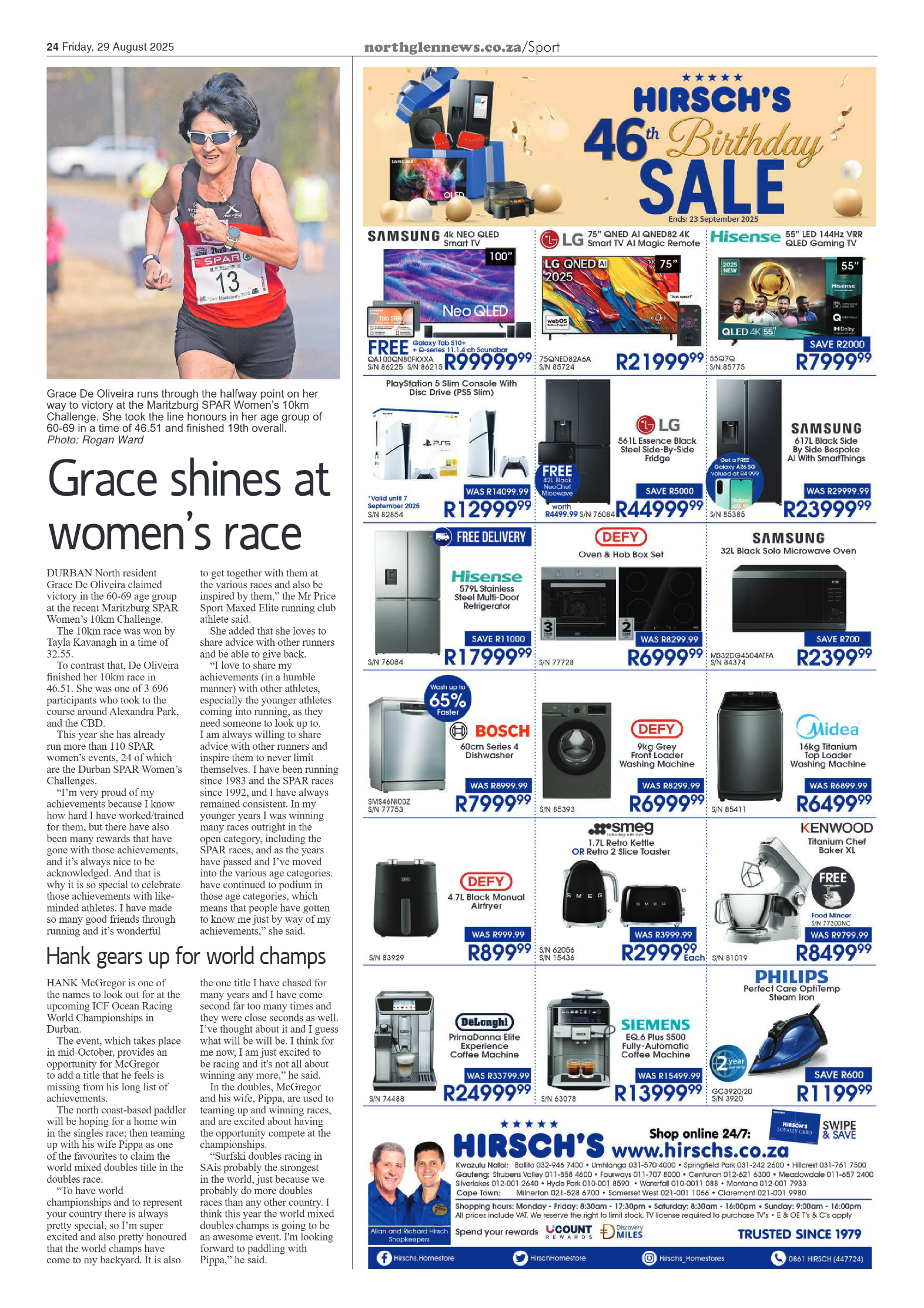 Northglen News 29 August 2025 page 24