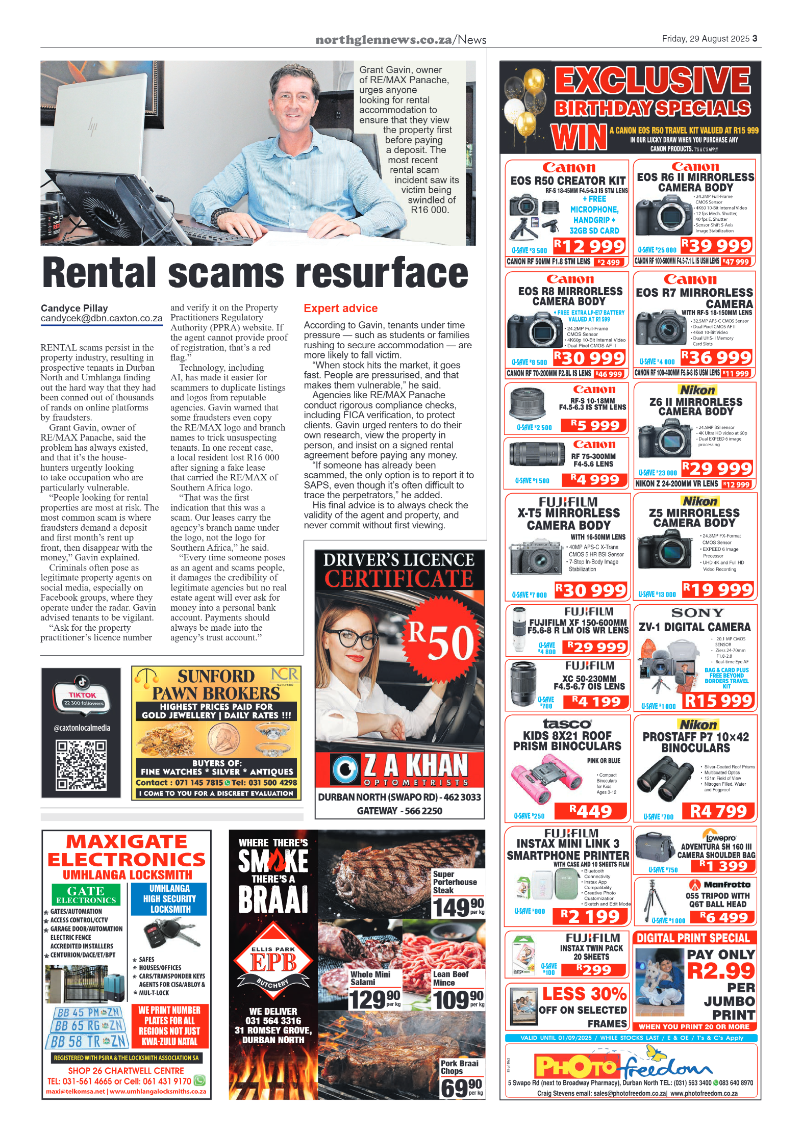 Northglen News 29 August 2025 page 3