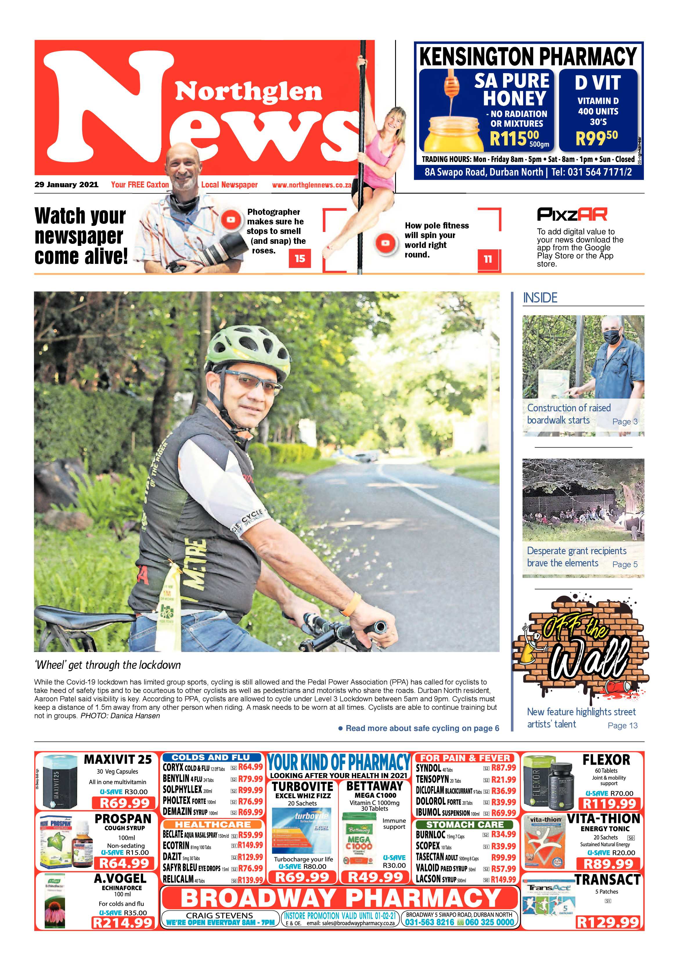 Northglen News 29 January 2021 page 1